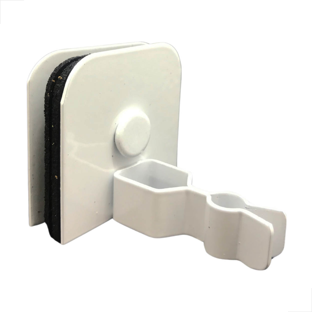 Fixador Porta Pressão Rodapé Piso C/ Parafuso M1702X Branco
