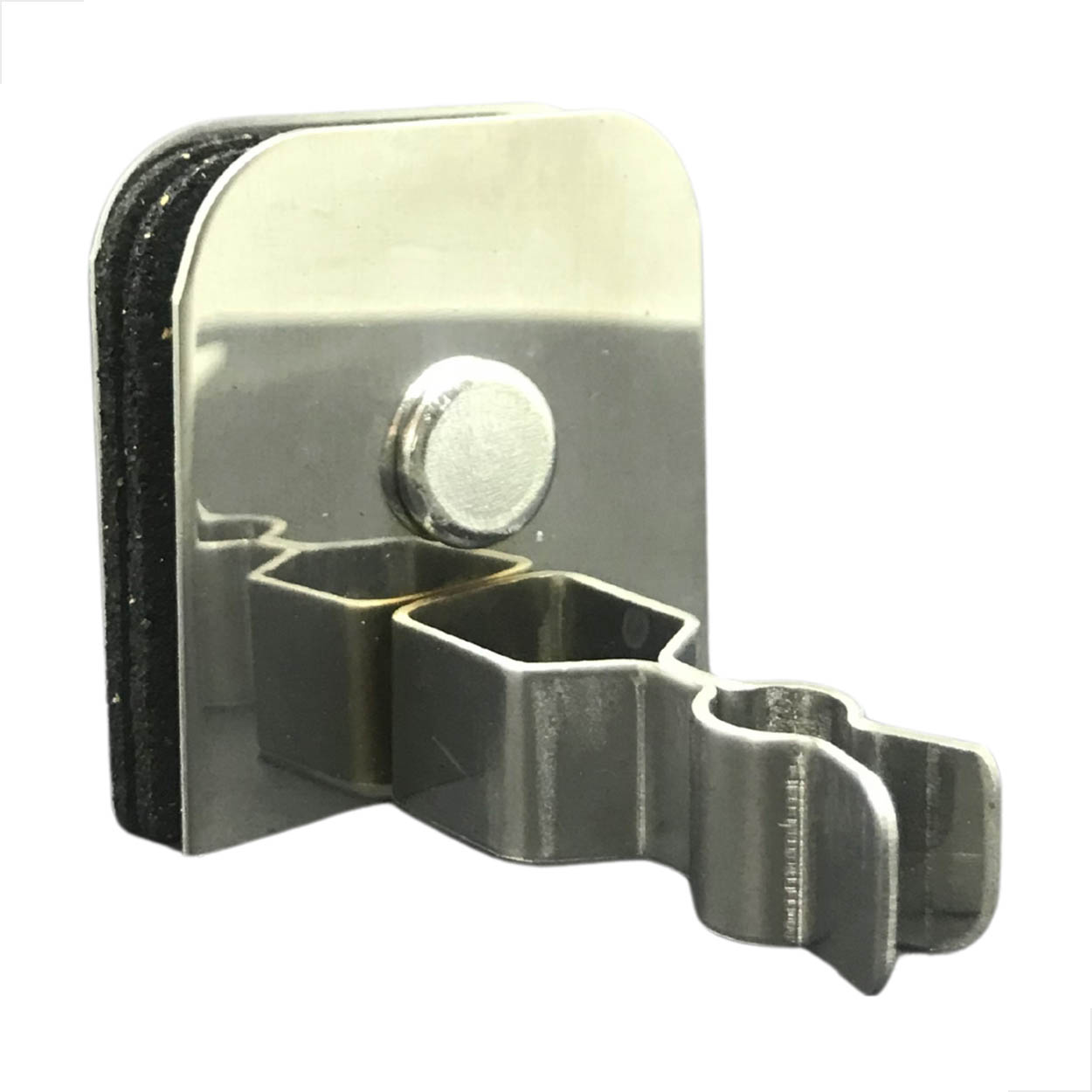 Fixador Porta Pressão Rodapé Piso C/ Parafuso M1702X Polido
