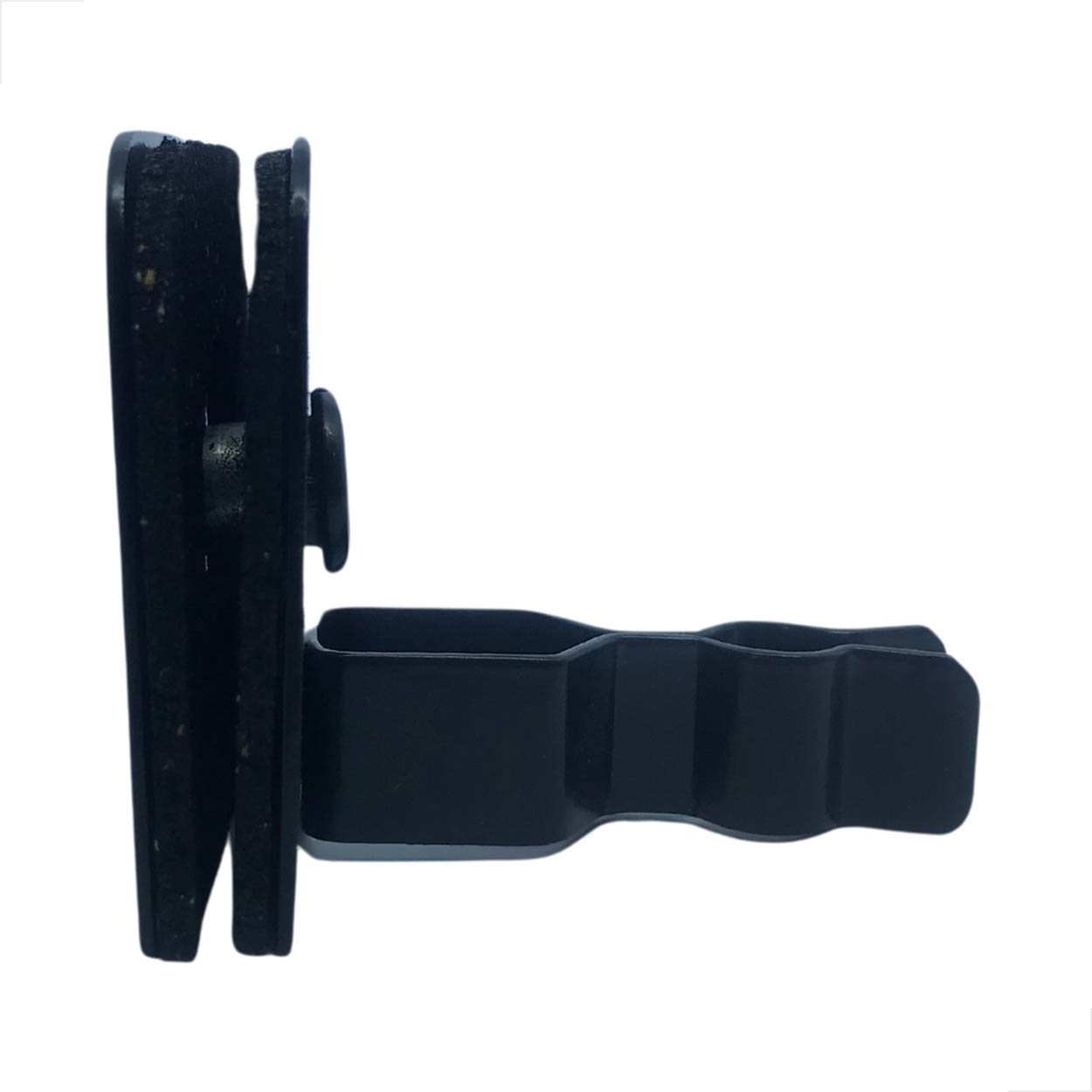 Fixador Porta Pressão Rodapé Piso C/ Parafuso M1702X Preto