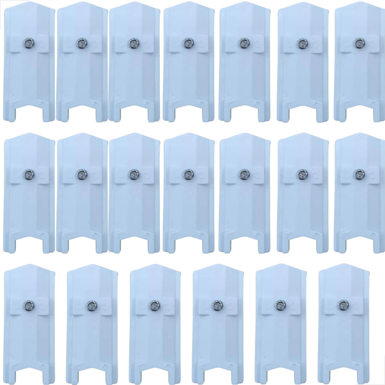 Guia Deslizante Gold Branco- 20 PCS (NYL396) Janela e Porta