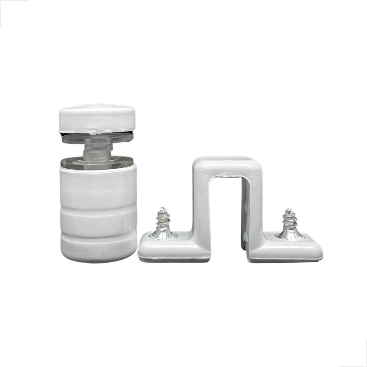 Kit04 AL Janela Correr 2 Folhas C/ Trinco e Puxador - Branco