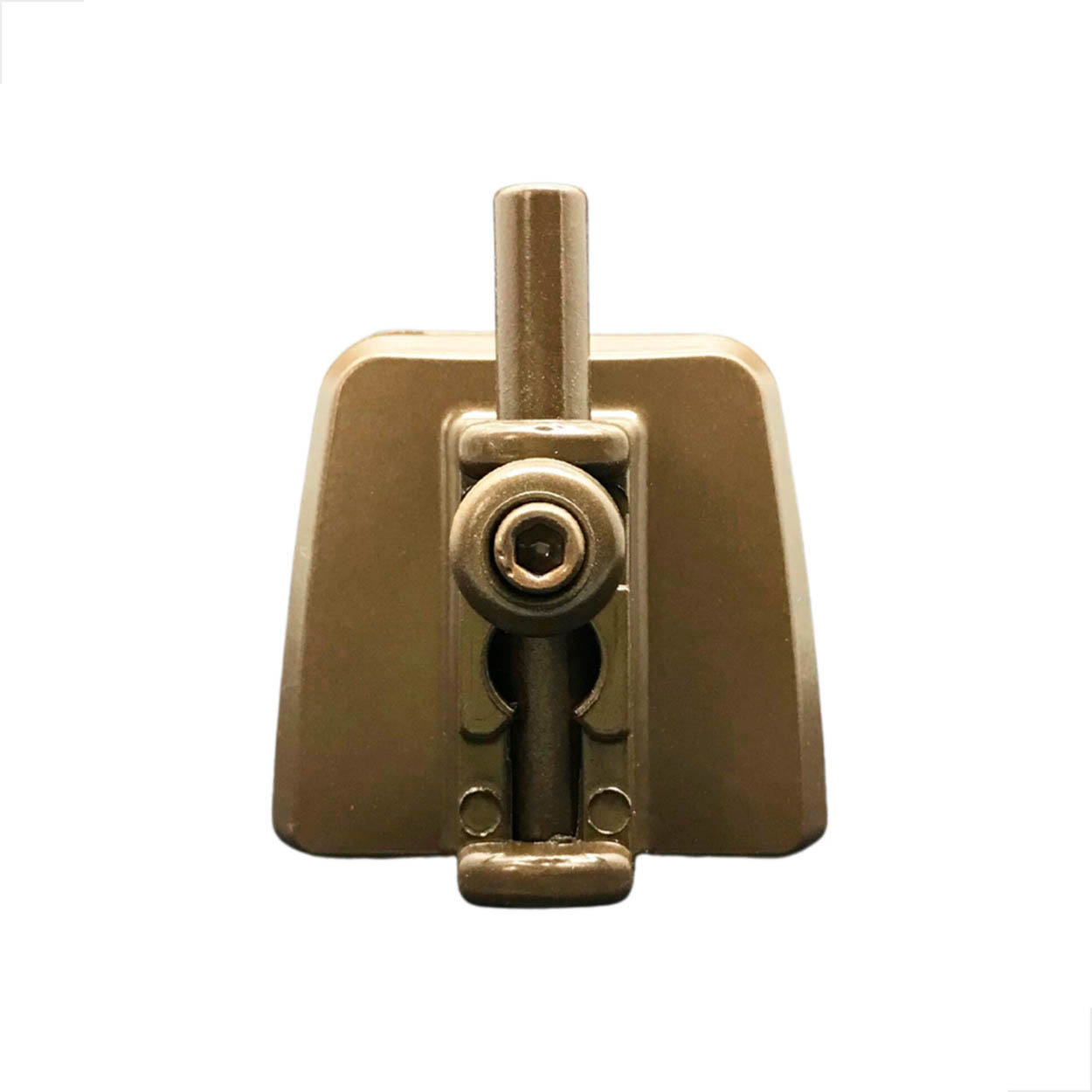 Kit04 AL Janela Correr 2 Folhas C/ Trinco e Puxador - Bronze