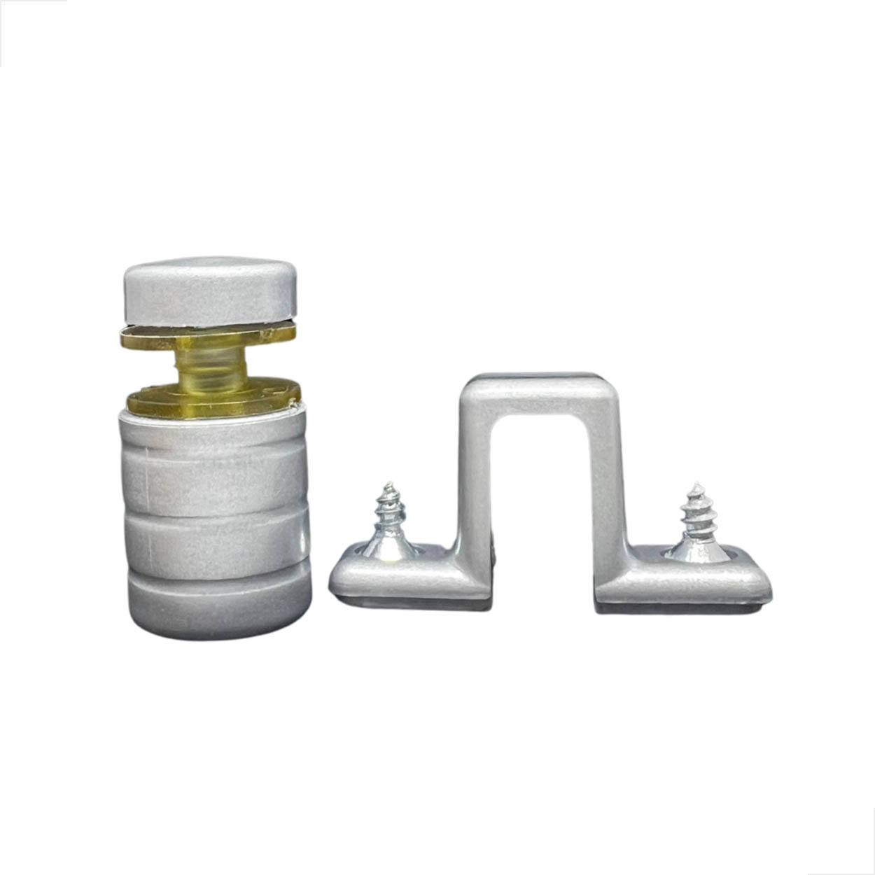 Kit04 AL Janela Correr 2 Folhas C/ Trinco e Puxador - Fosco