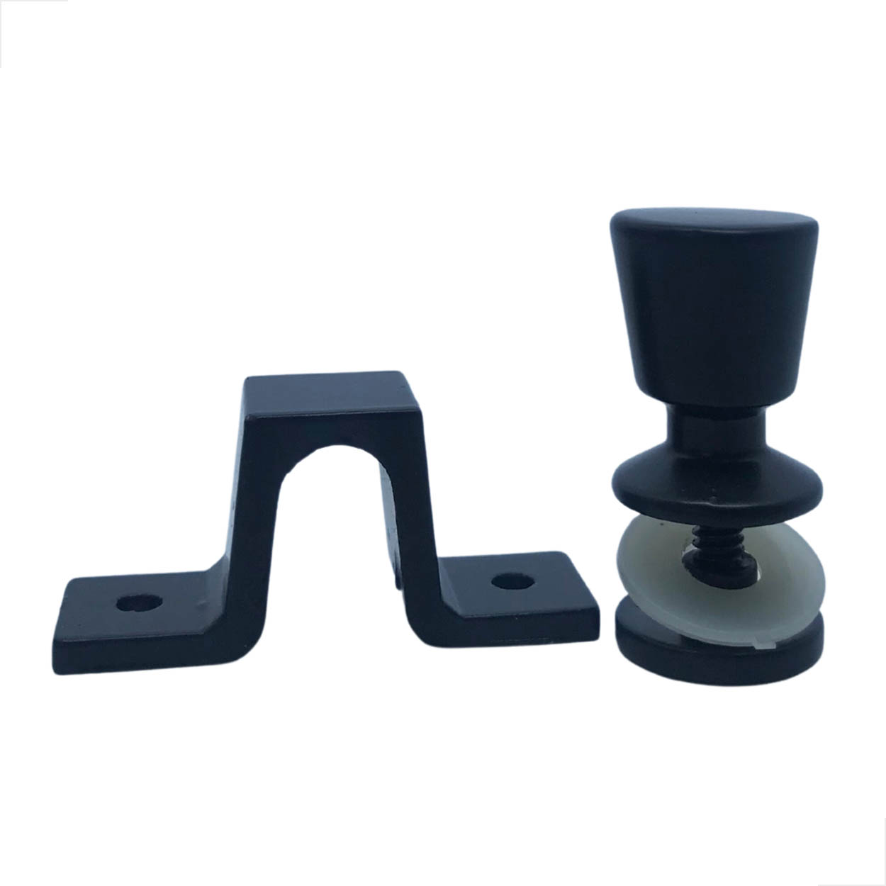 Kit04 - Janela Correr Com 2 Folhas Com Trinco Metal Preto