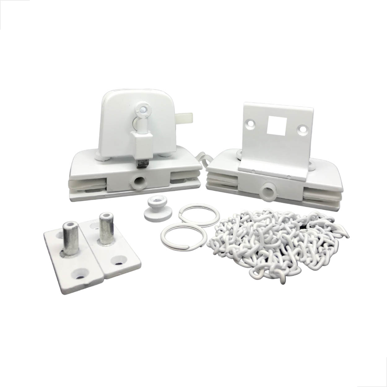 Kit07 - Janela Basculante Grande V/A Metal Branco