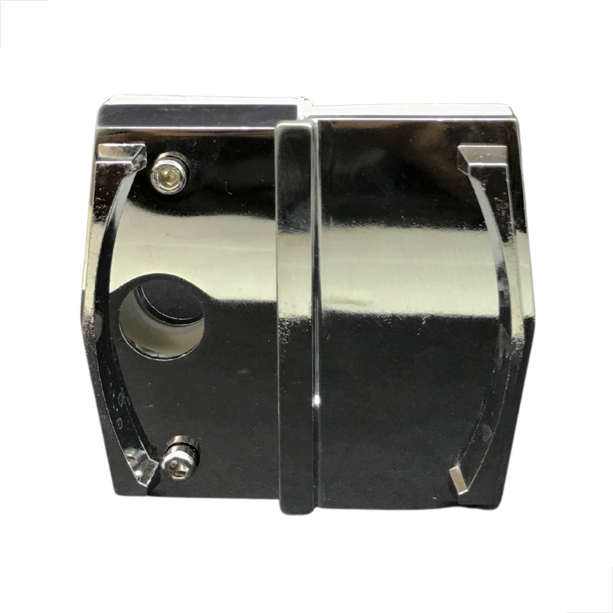 Kit09A - Porta Correr Blindex Sem Miolo Metal Cromado