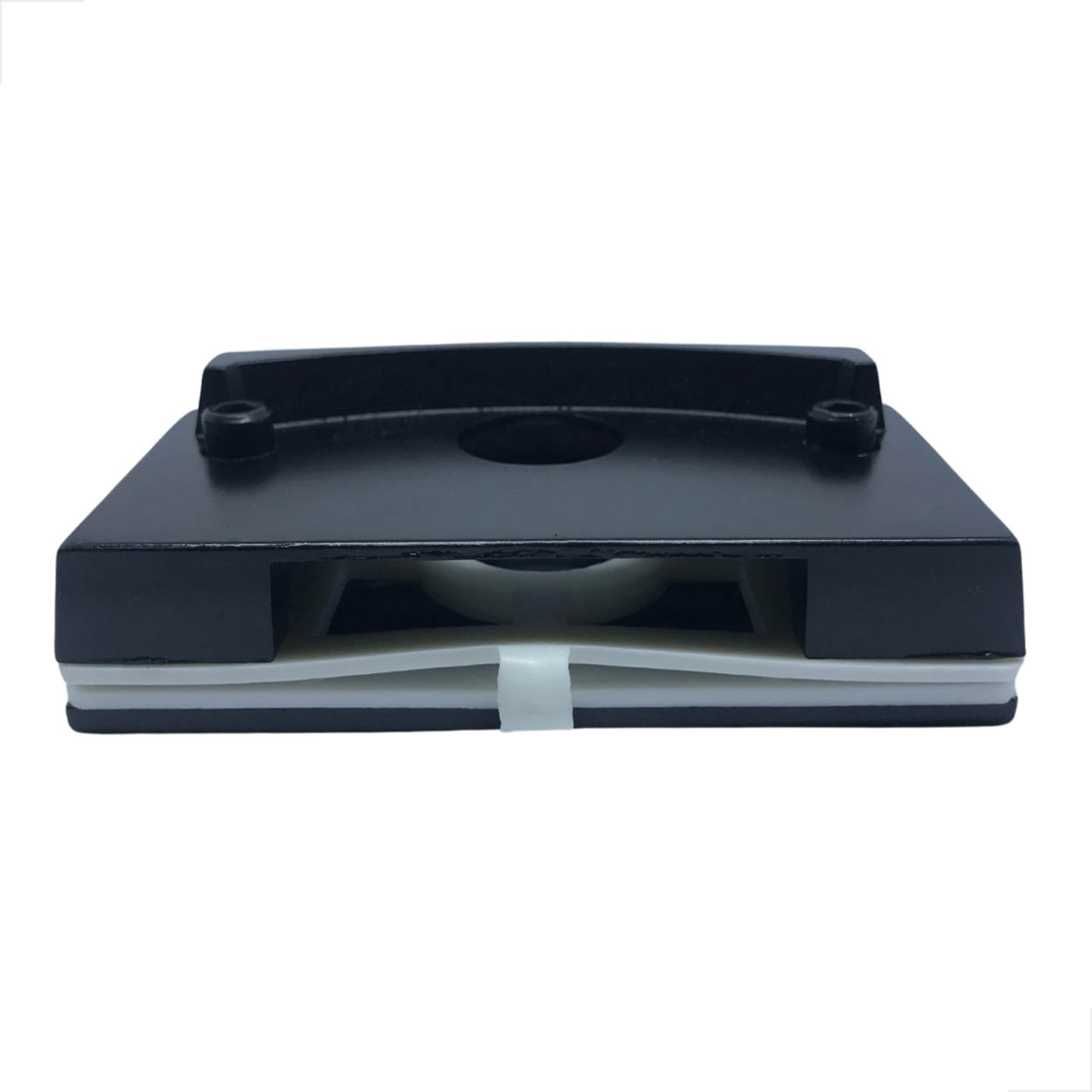 Kit09A - Porta Correr Blindex Sem Miolo Metal Preto