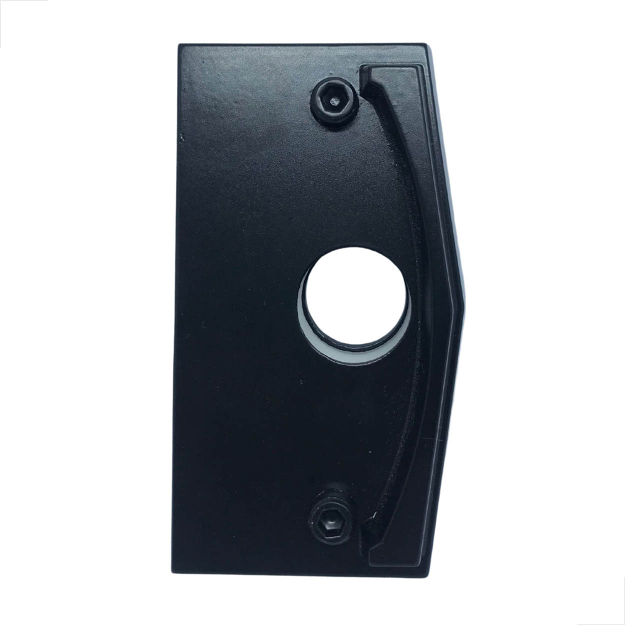 Kit09A - Porta Correr Blindex Sem Miolo Metal Preto