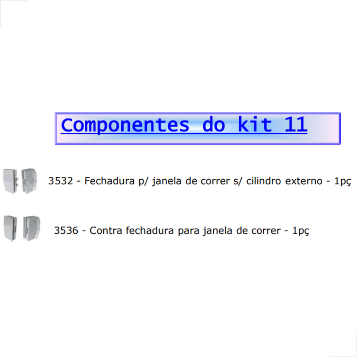 Kit11 Janela De Correr Vidro Blindex Metal Sem Miolo Bronze