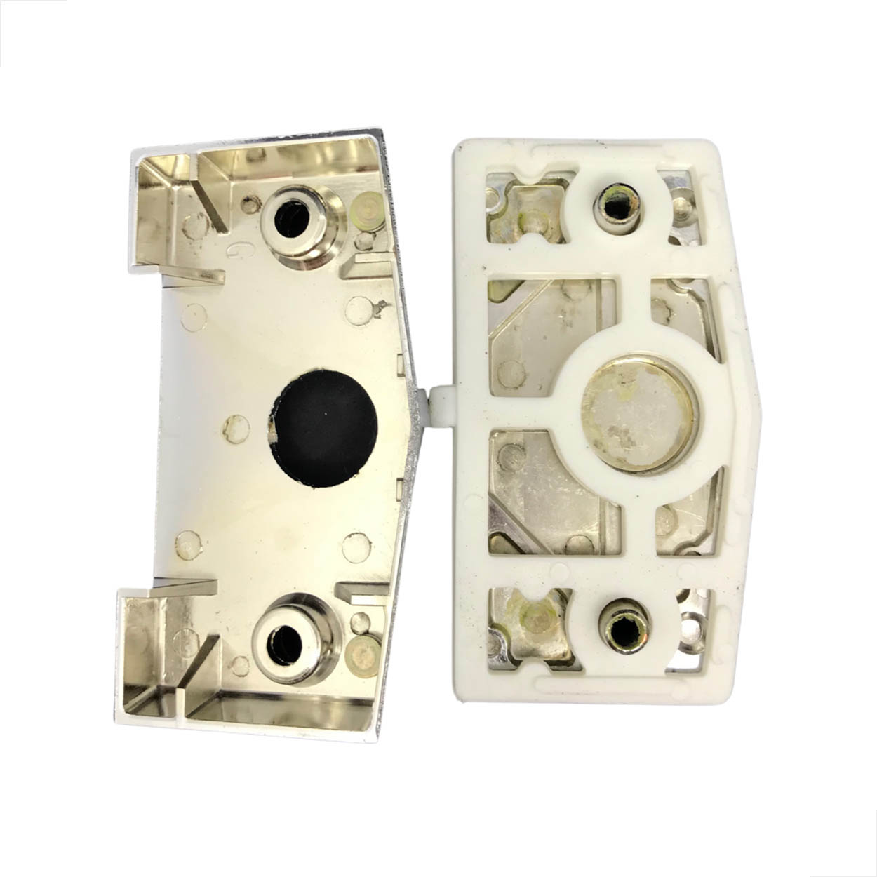 Kit12 Janela Correr Vidro Alvenaria Metal Sem Miolo Cromado