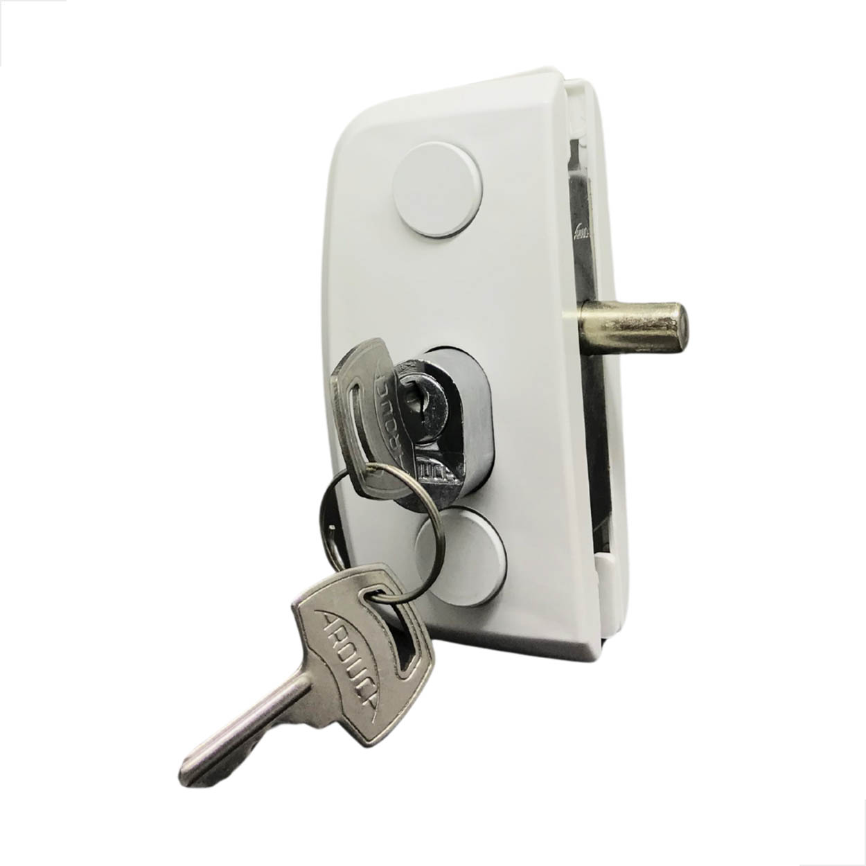 Kit 01 AL Instalação De Porta De Vidro Pivotante V/A- Branco