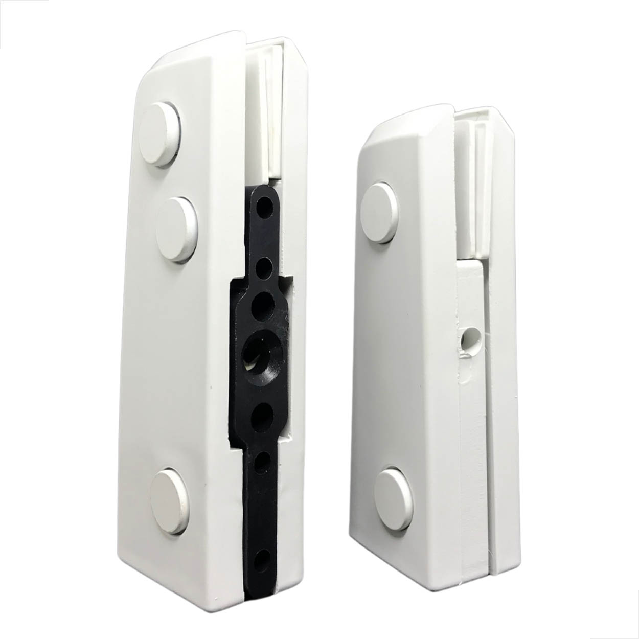 Kit 01 AL Instalação De Porta De Vidro Pivotante V/A- Branco