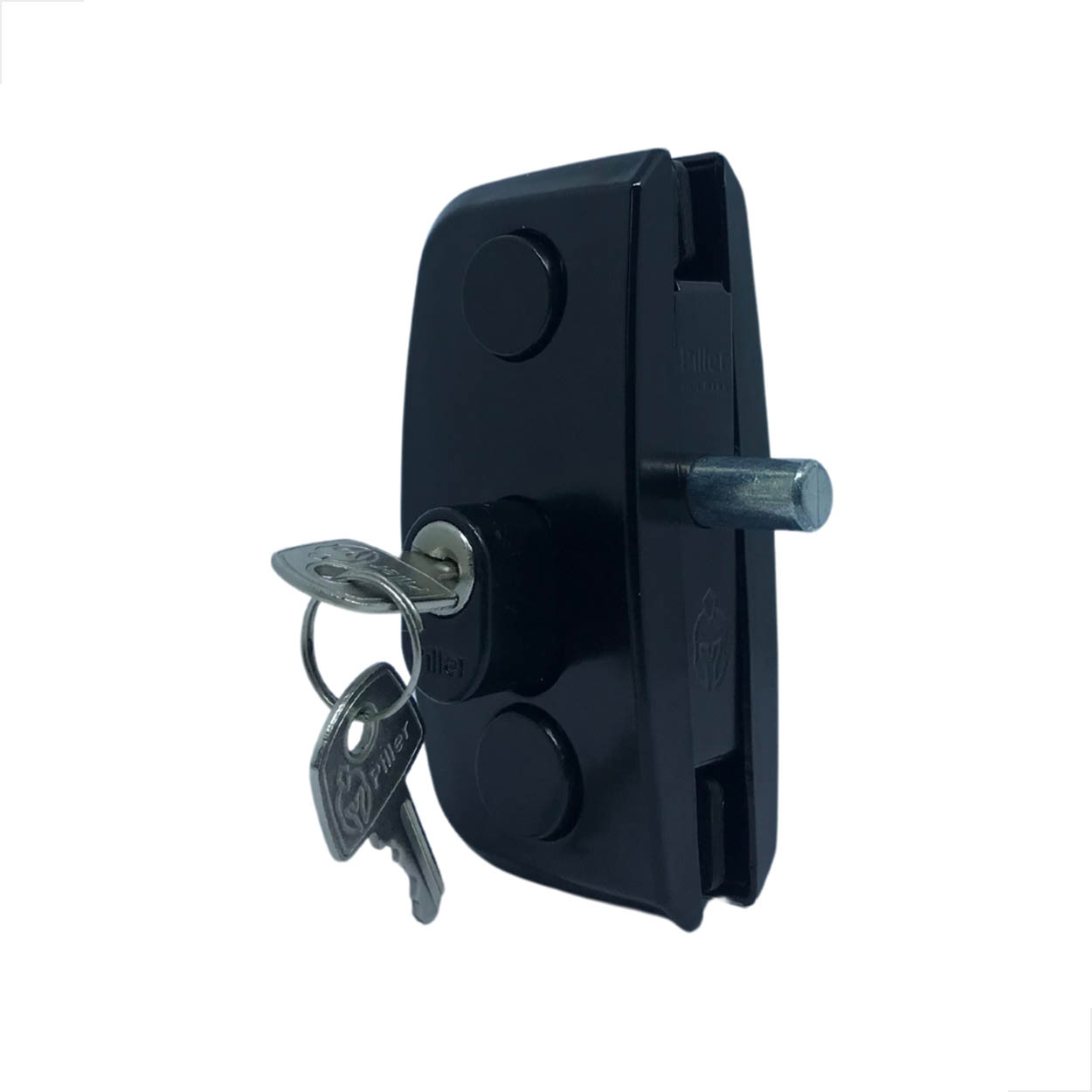 Kit 01 AL Instalação De Porta De Vidro Pivotante V/A - Preto