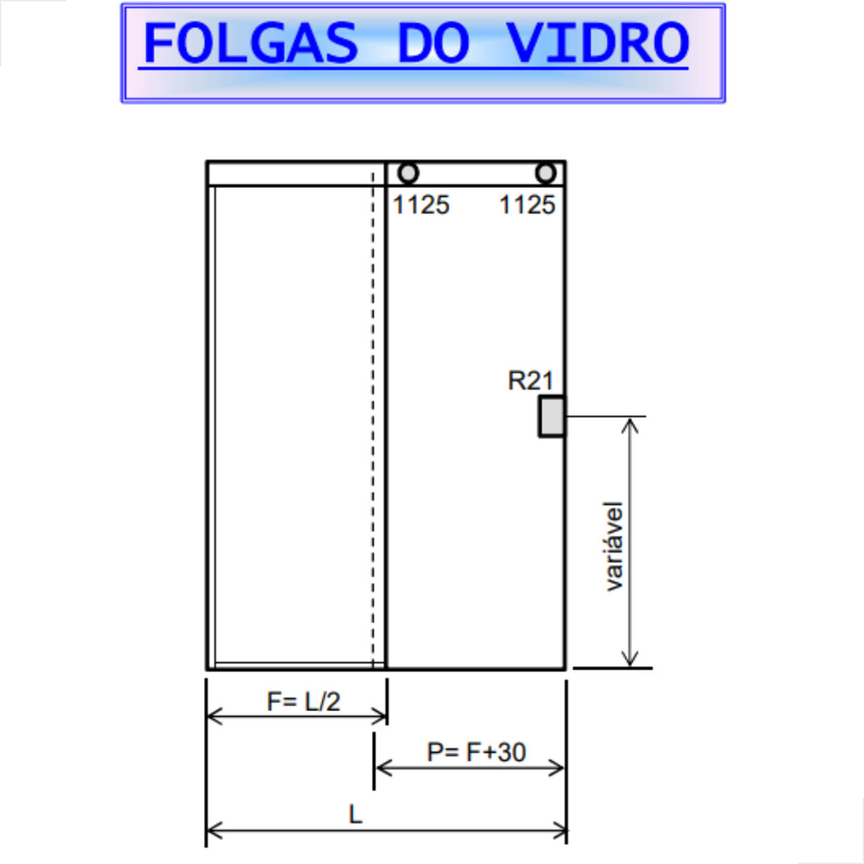 Kit- 10 Porta Correr Vidro Alvenaria Metal Sem Miolo Cromado