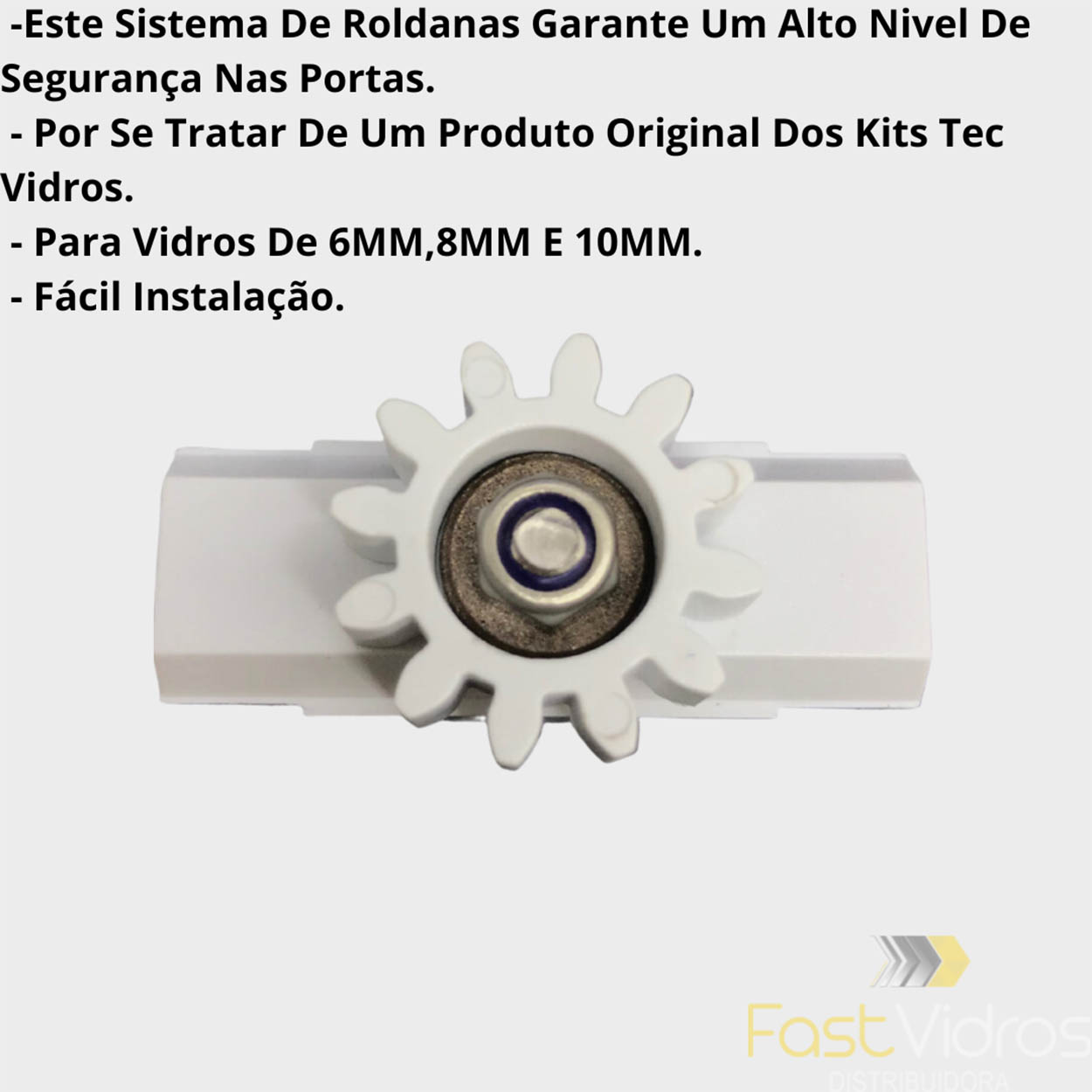 Conjunto Engrenagem Suporte Truck Tec - Vidros C/2 UN