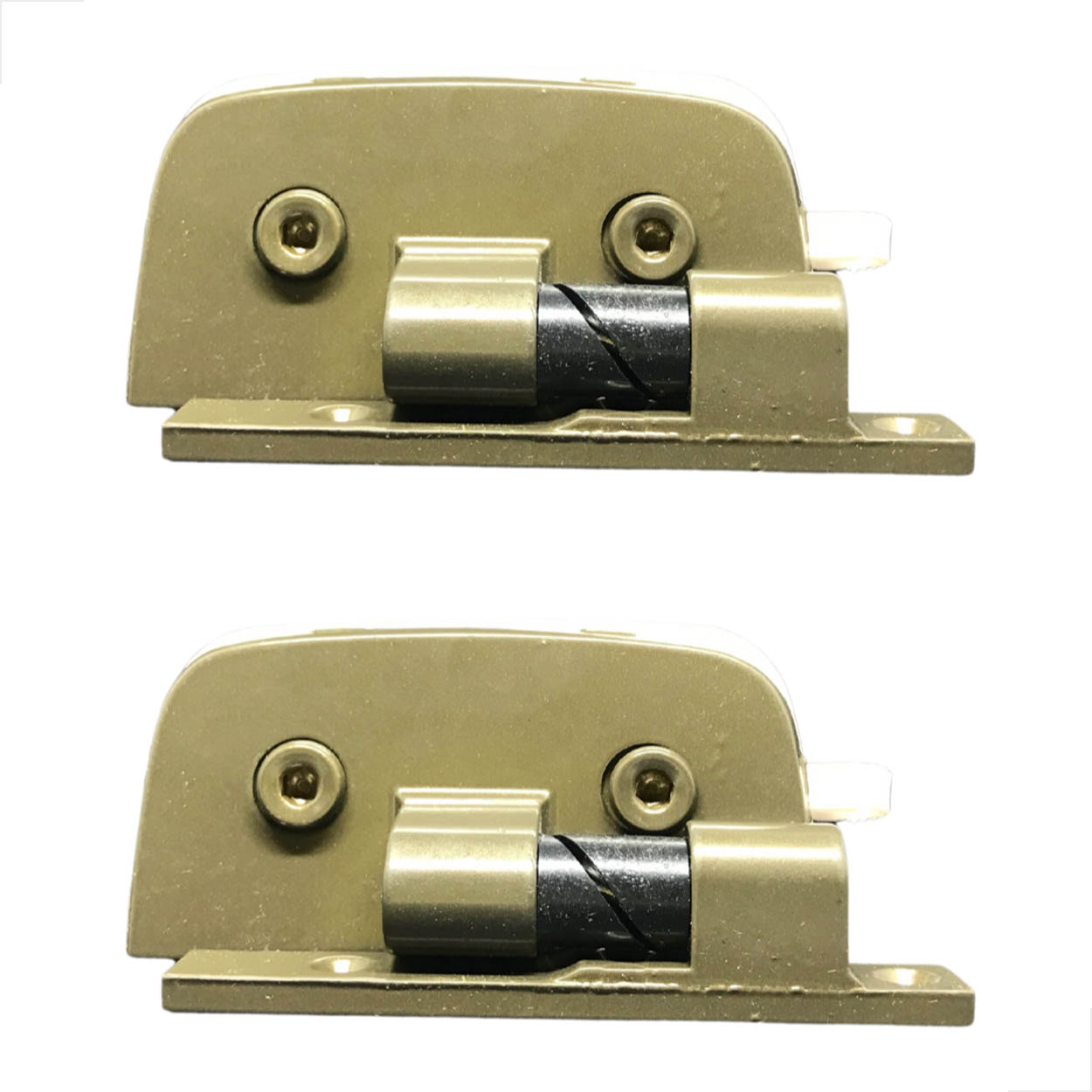 Kit -Dobradiça Automatica Para Box De Banheiro AL C/2 Bronze