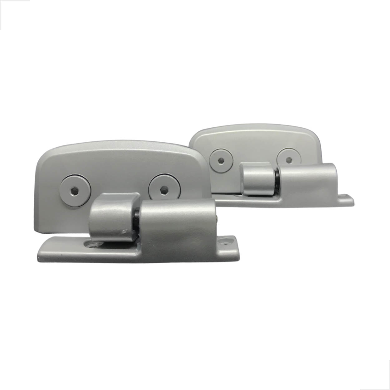 Kit - Dobradiça Lateral Simples P/ Box AL1115 C/2 Fosco