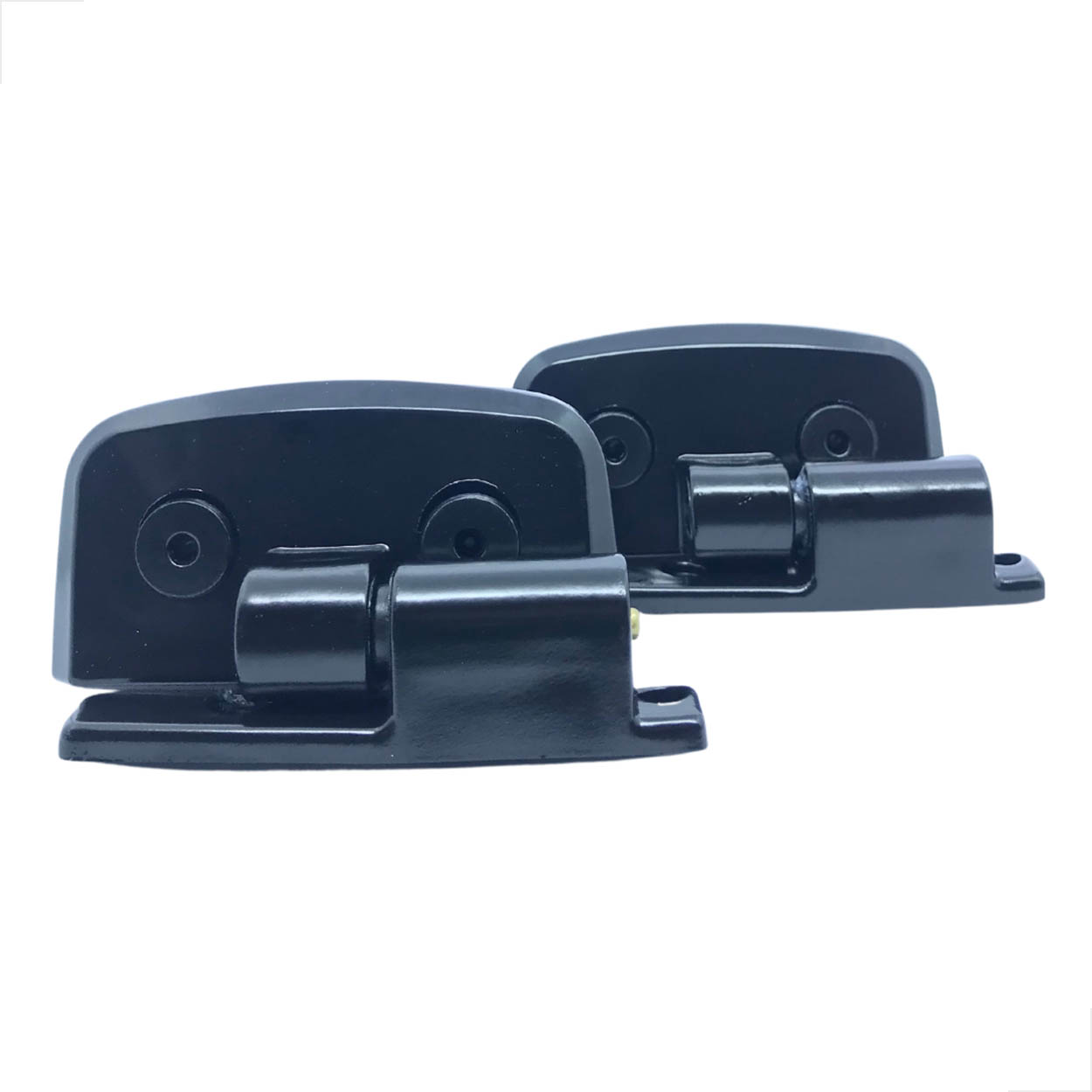 Dobradiça Al Simples 1115 Preto Giro 13kg Kit.