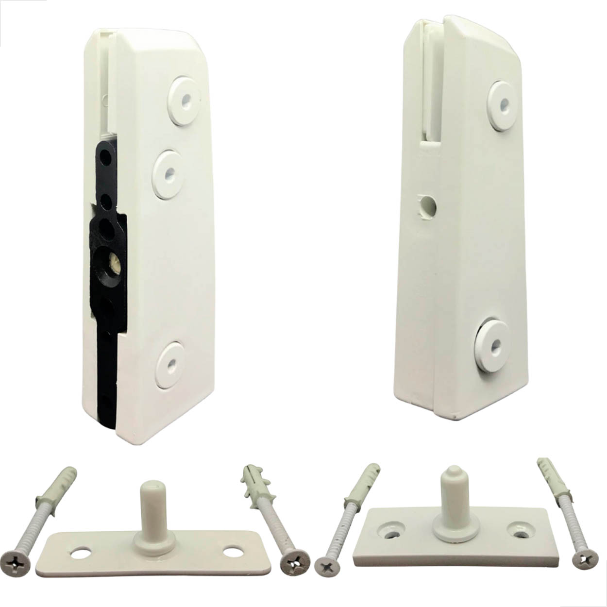 Kit- Dobradiças AL 1103A 1101A+ Buchas AL 1201A 1013A Branco