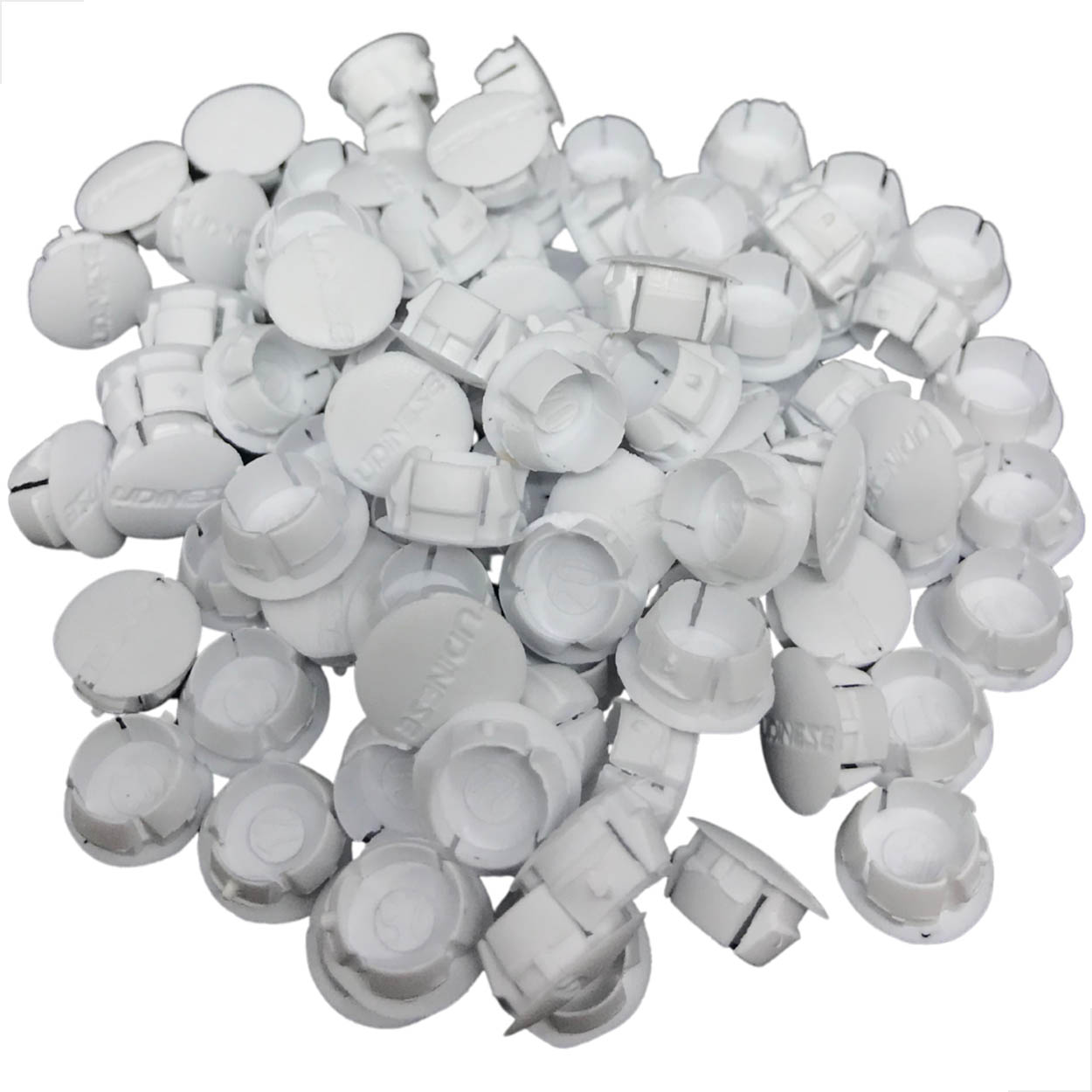 Tampa Tapa Furo Para Esquadrias C/200 Unidades Branco Nyl042