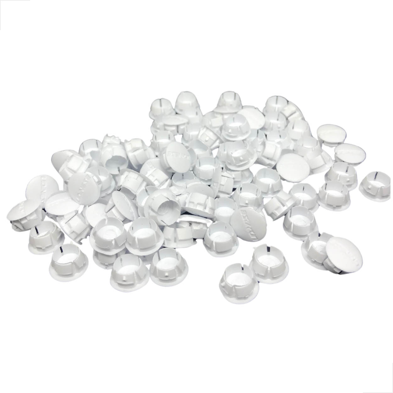 Tampa Tapa Furo Para Esquadrias C/200 Unidades Branco Nyl042