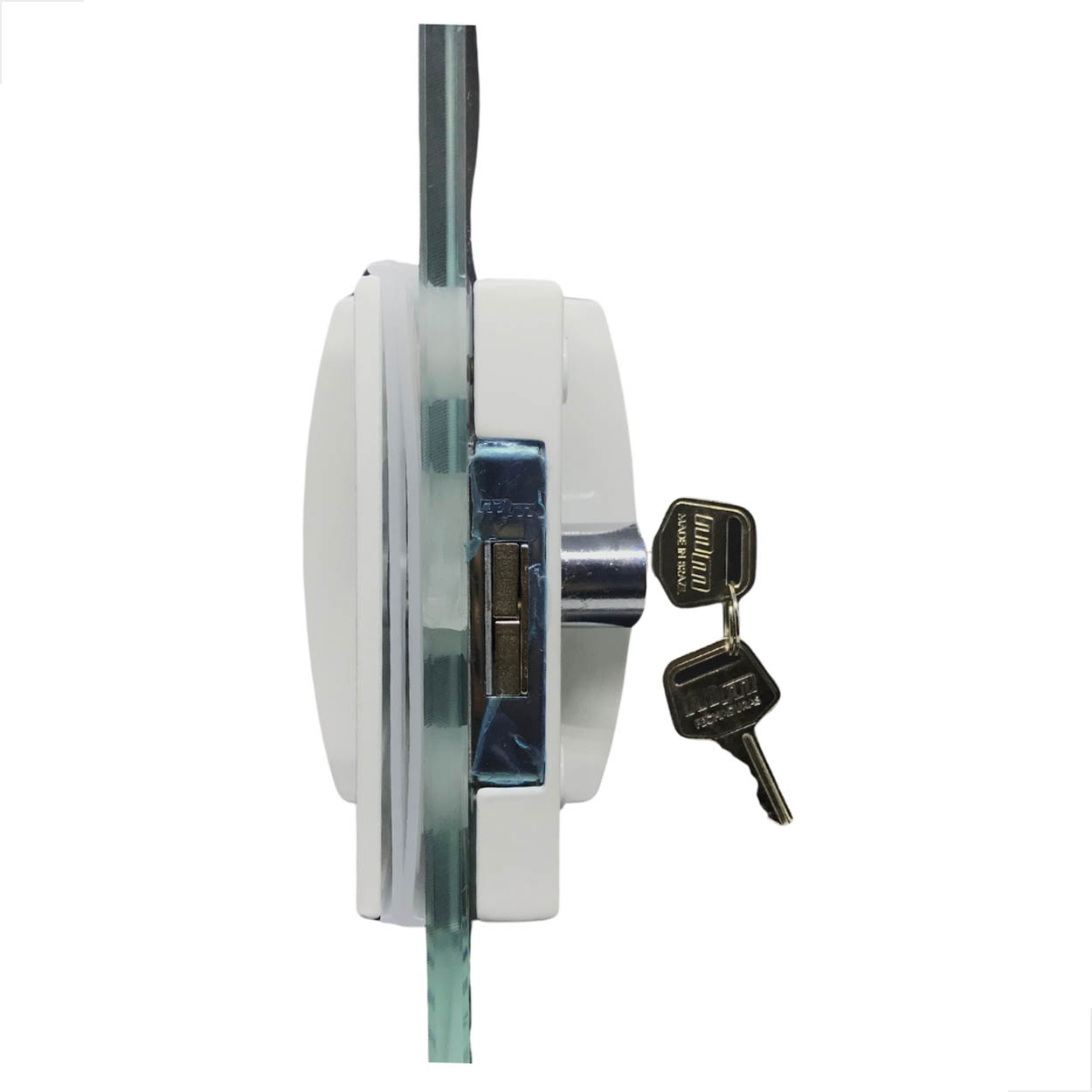 M Kit10 Conjunto Porta Correr + Miolo 3530 Franz V/A Branco