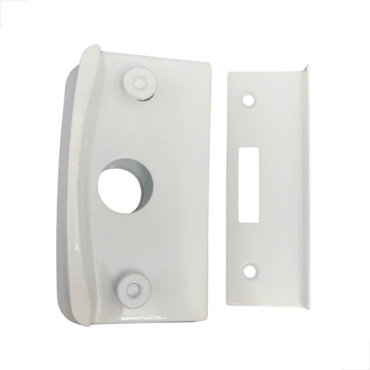 M kit 10 Conjunto Para Porta De Correr Vidro Alvenaria Bco