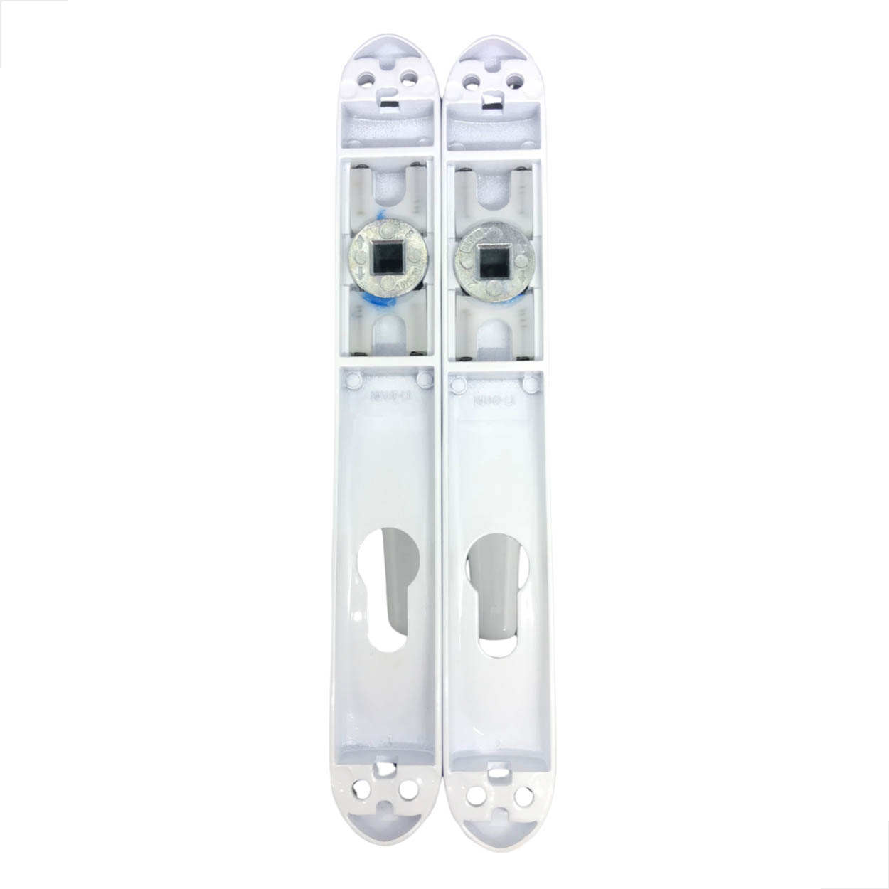 Maçaneta Mac Euro 82mm Espelho Ud Porta De Giro Branco