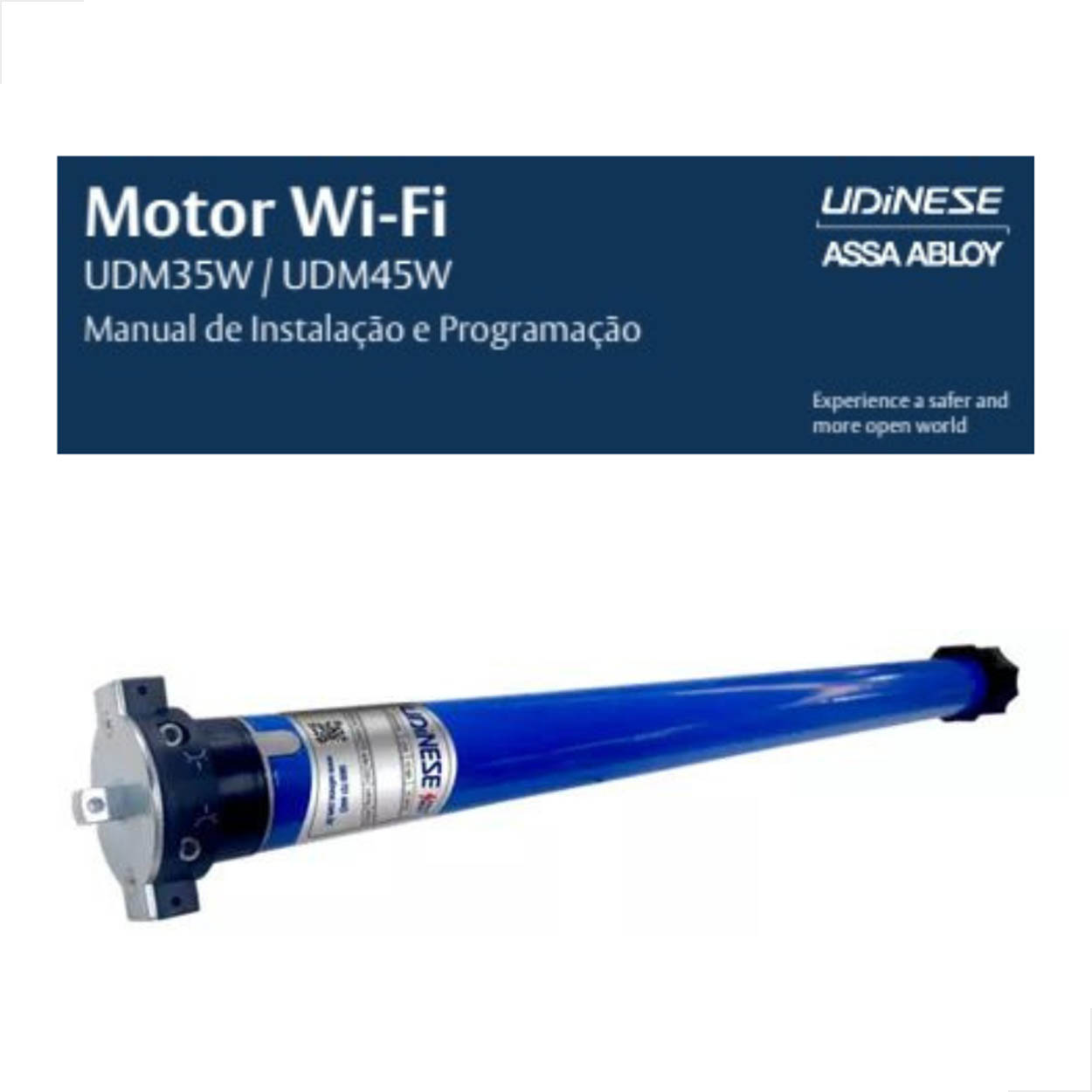 Motor Tubular Bolt UDM35W Wifi 13Nm 110V 32Kg 40mm 20Rpm