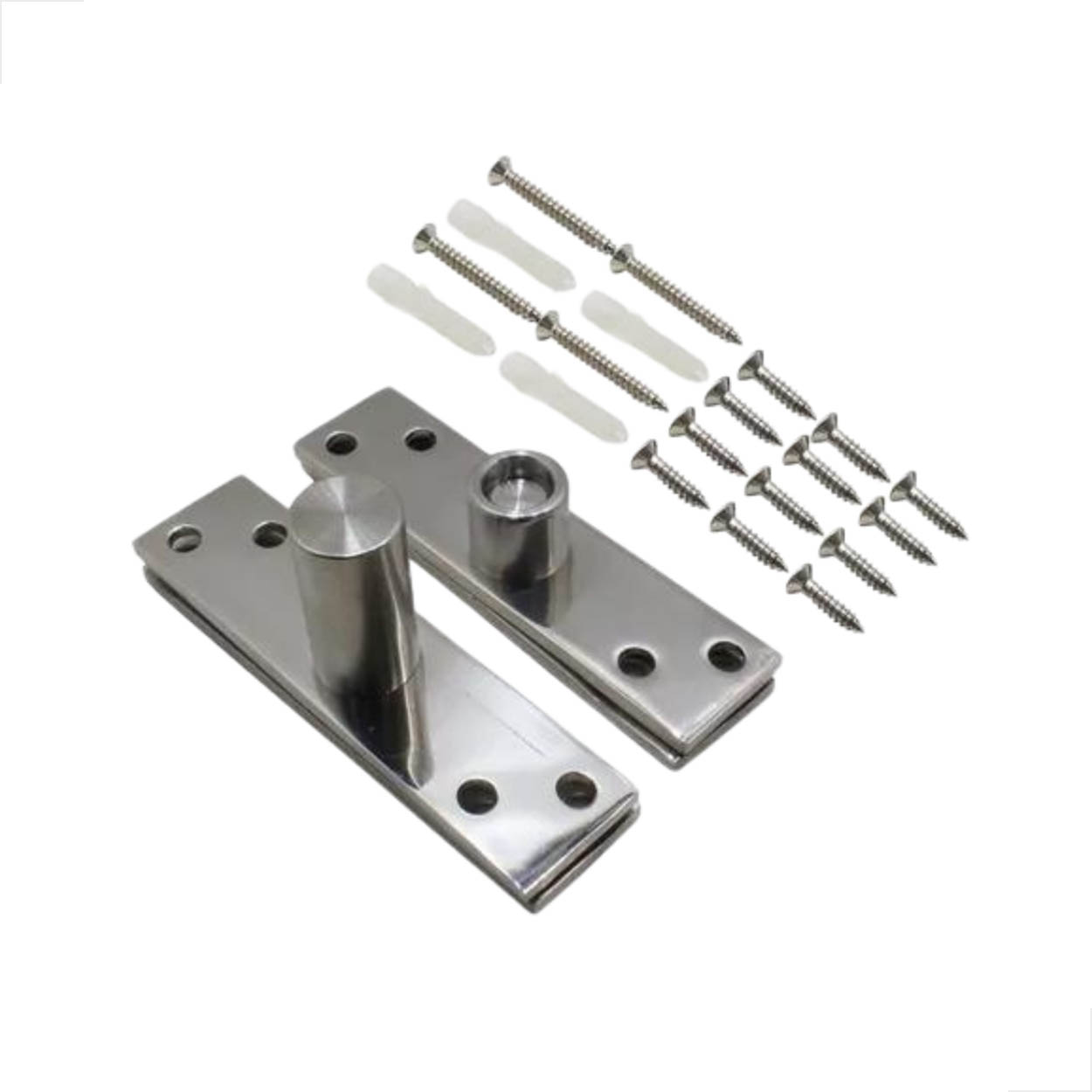 Pivo Inox Pivotante (Carga Ate 150 KG) Pequeno Para Portas
