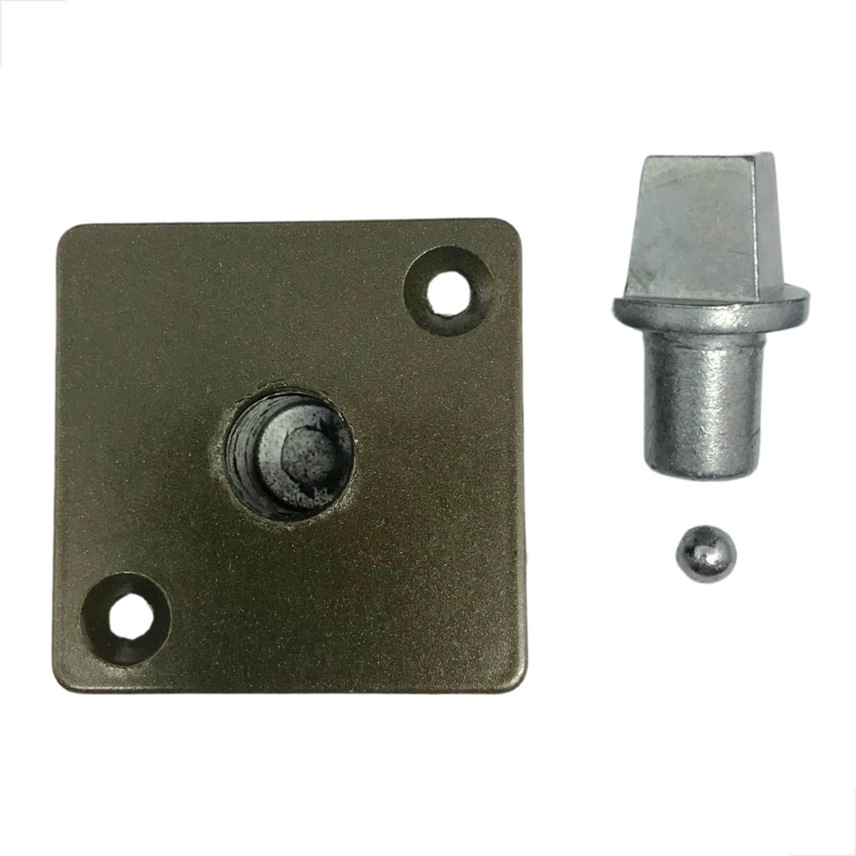 Pivô Para Dobradiça Inferior Para Porta Vidro 1013 Bronze