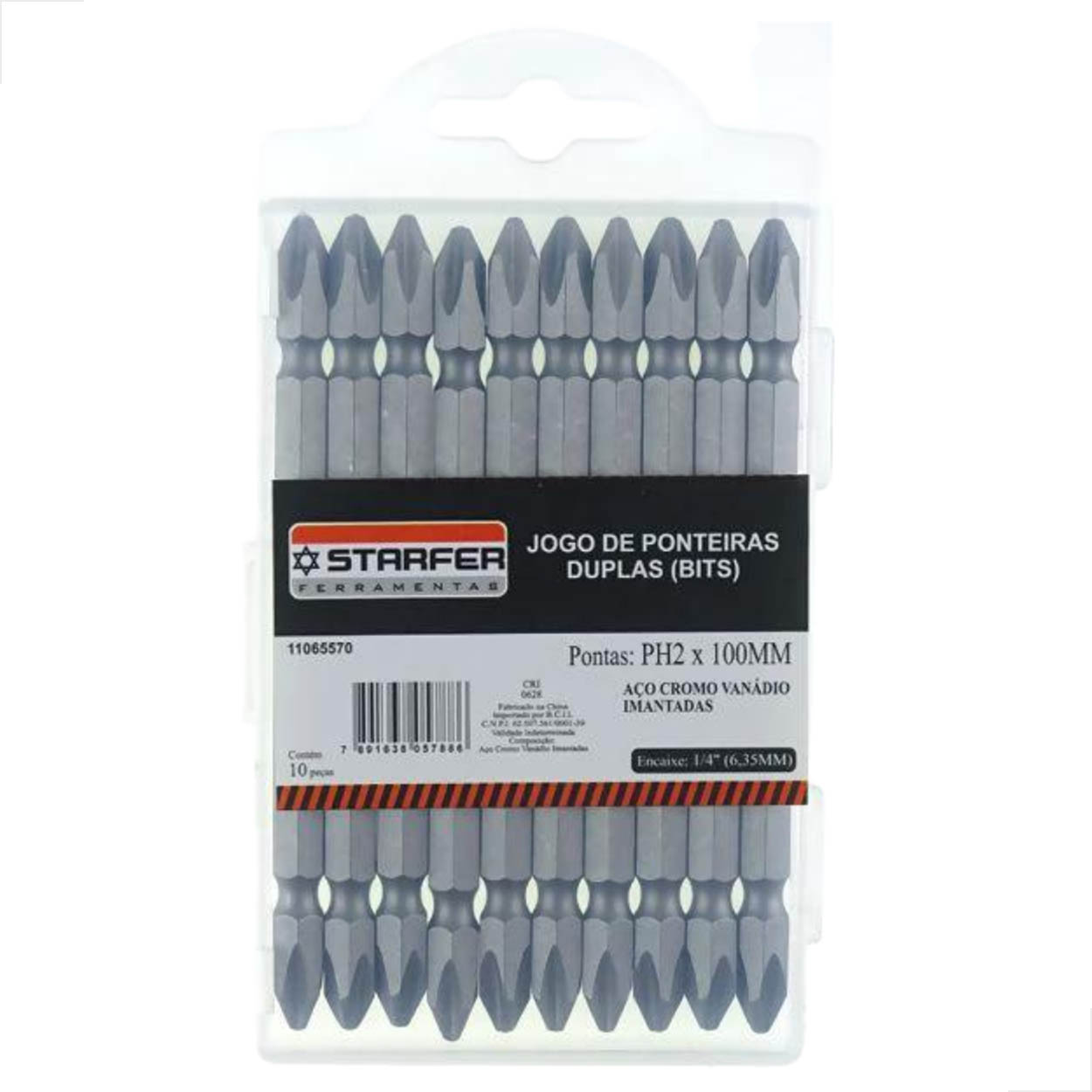 Ponta Dupla Ph 2x100 Cv Starfer Com 10 Unidades