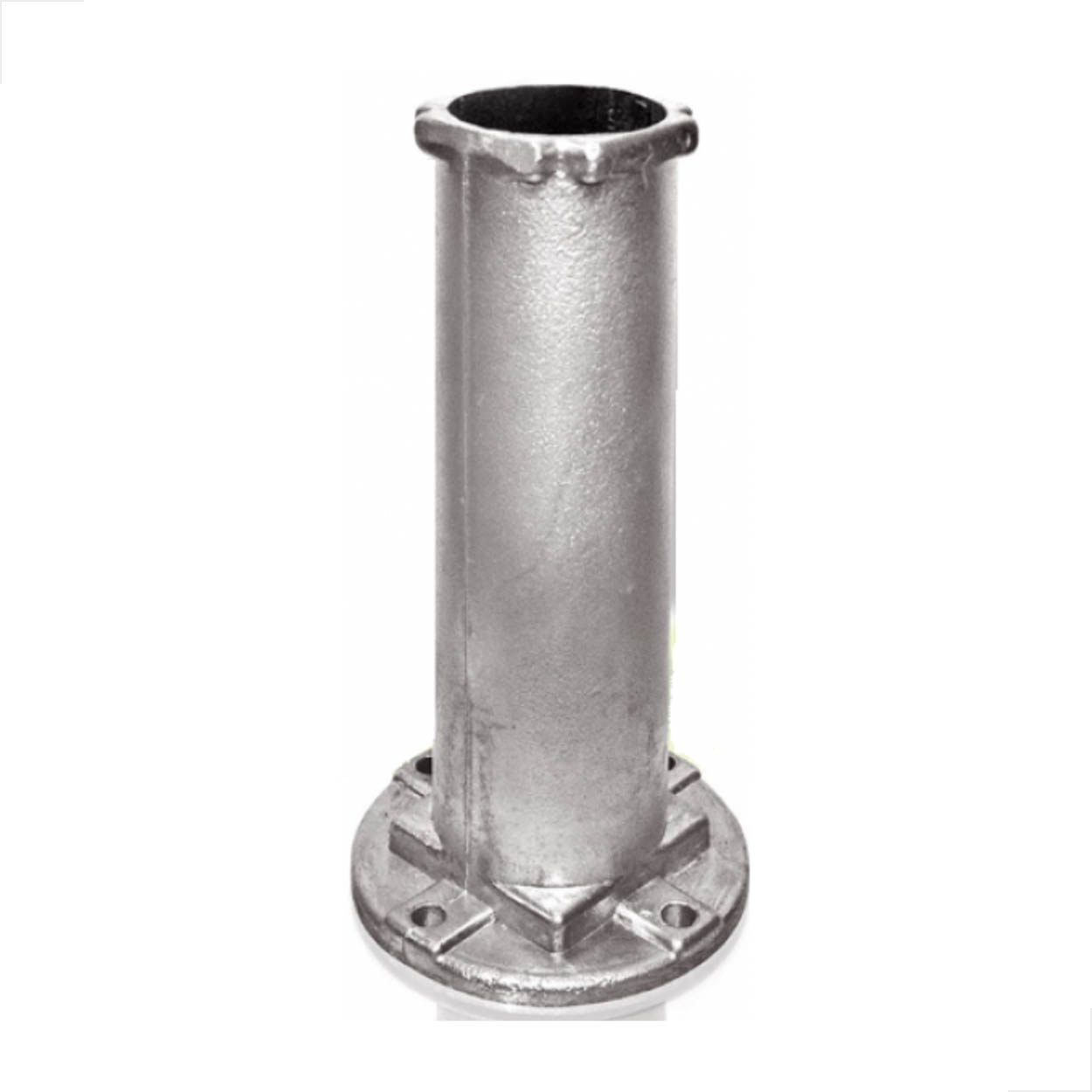Pontalete Para Corrimão 2 Pol Alumínio Quadrado 200mm 10 Uni