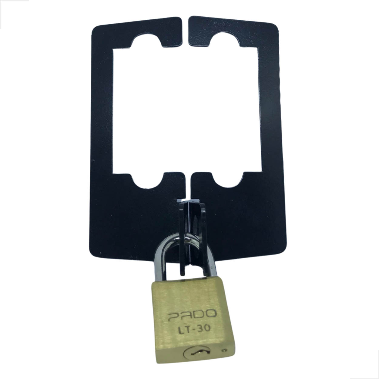 Porta Cadeado Fechadura Para 1520 Vidro Vidro Preto