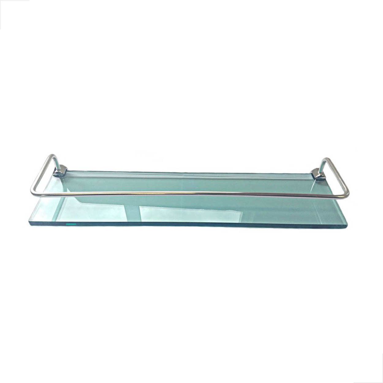 Prateleira Shampoo Banheiro Reta Com Grade 40x10cm Incolor