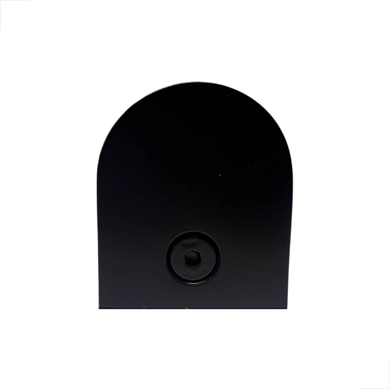 Presilha GR08 Para Vidro 8 MM Tubo 2 Polegadas - Preto