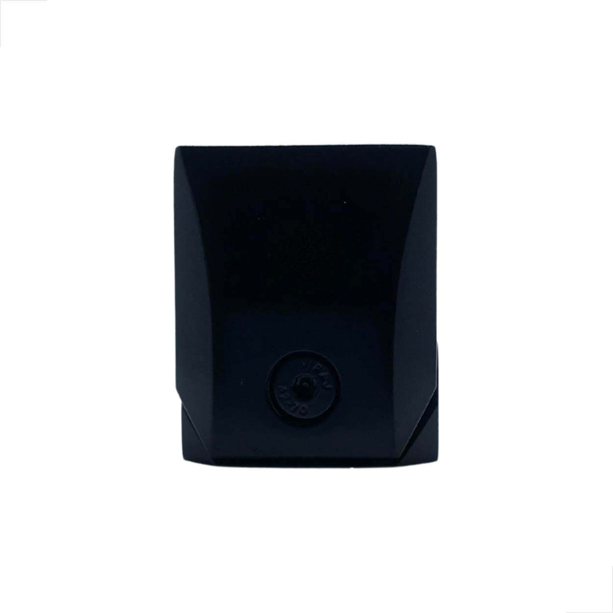 Presilha LR-P Reta Para Parede Vidro Sem Furo - Preto