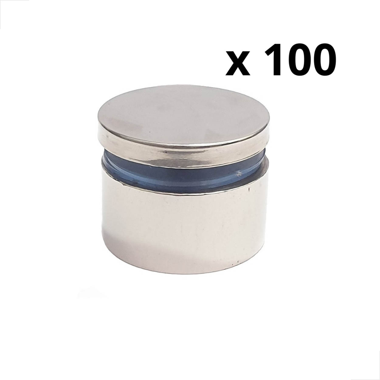 Prolongador Aço Inox 304 40x25mm Fixação Suporte Kit 100 Un