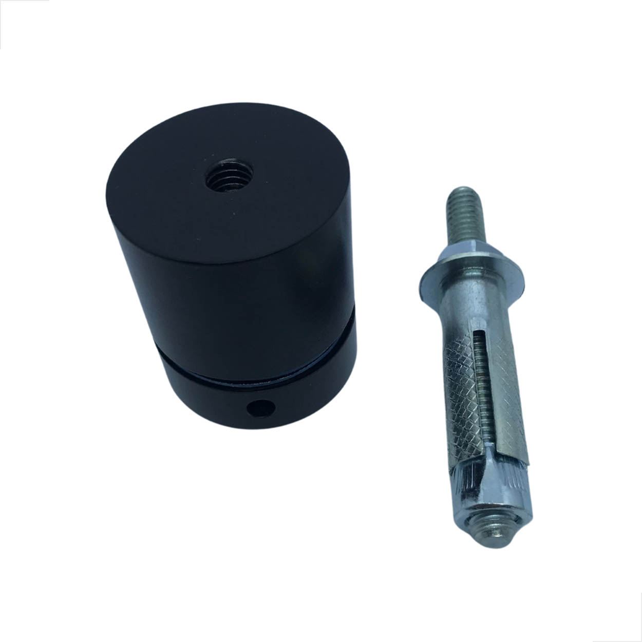 Prolongador Inox Preto Macico 38x30mm Guarda Corpo Botton