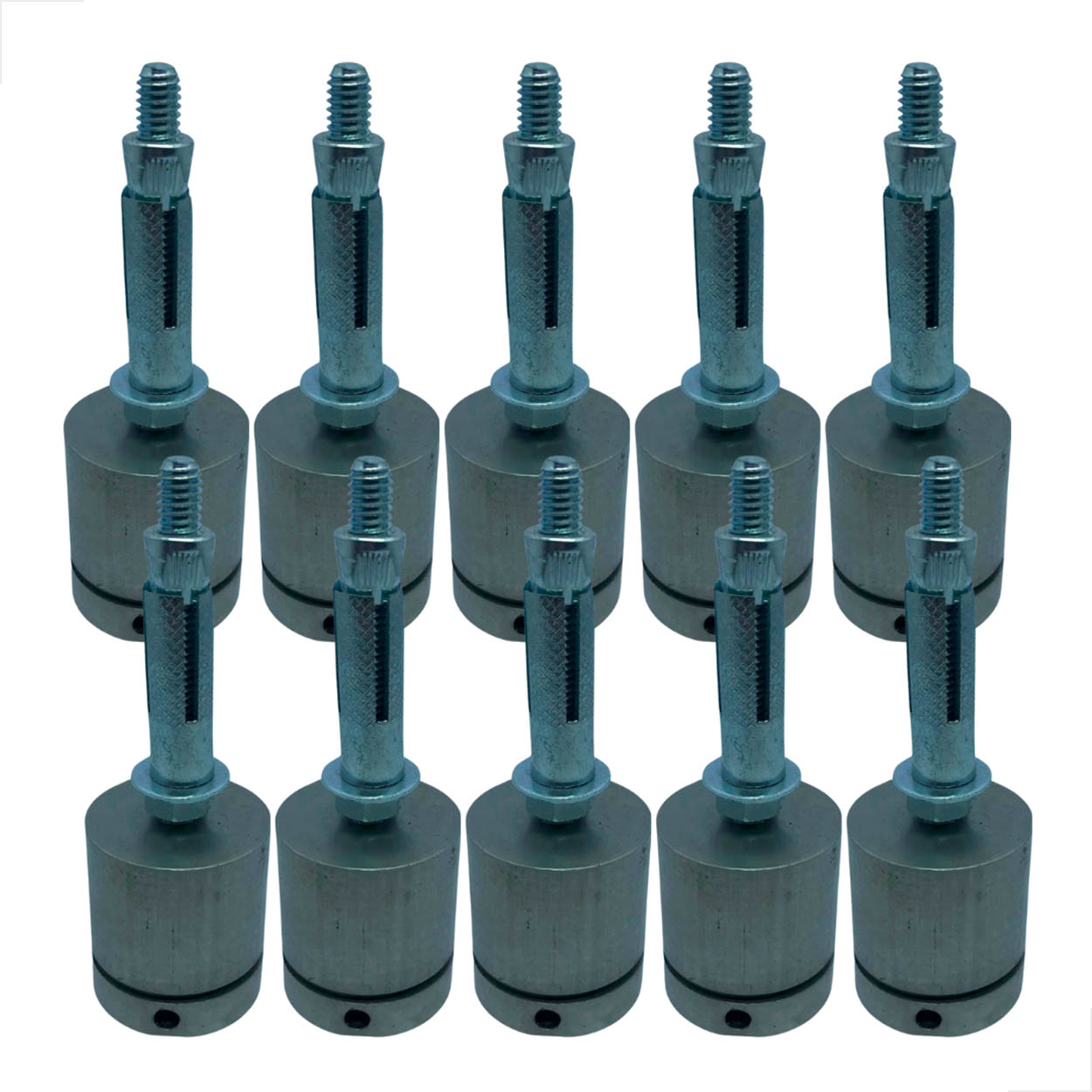 Prolongador Inox Macico Escovado 38x30mm Guarda Corpo 10Un