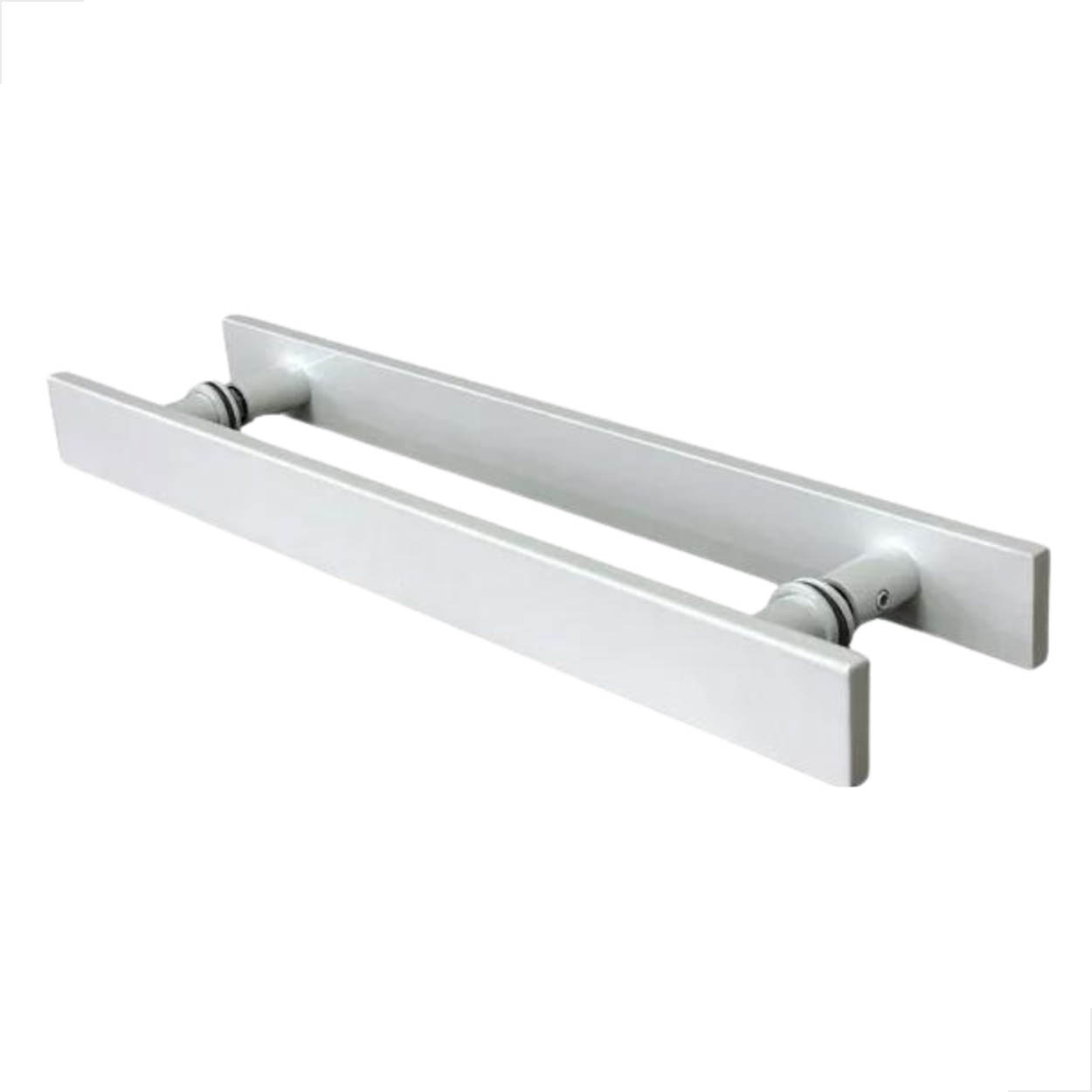 Puxador Alumínio H Barra Chata 800x600 PAra Portas Branco