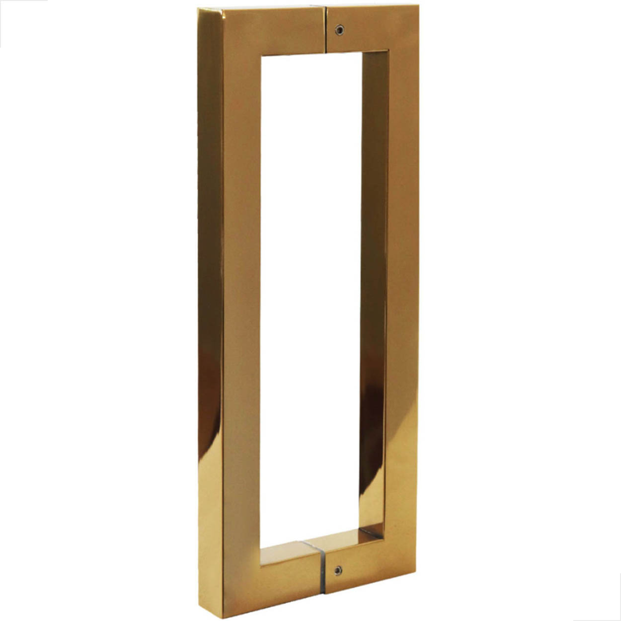 Puxador Aluminio U 300mm Portas Pivotantes Dourado