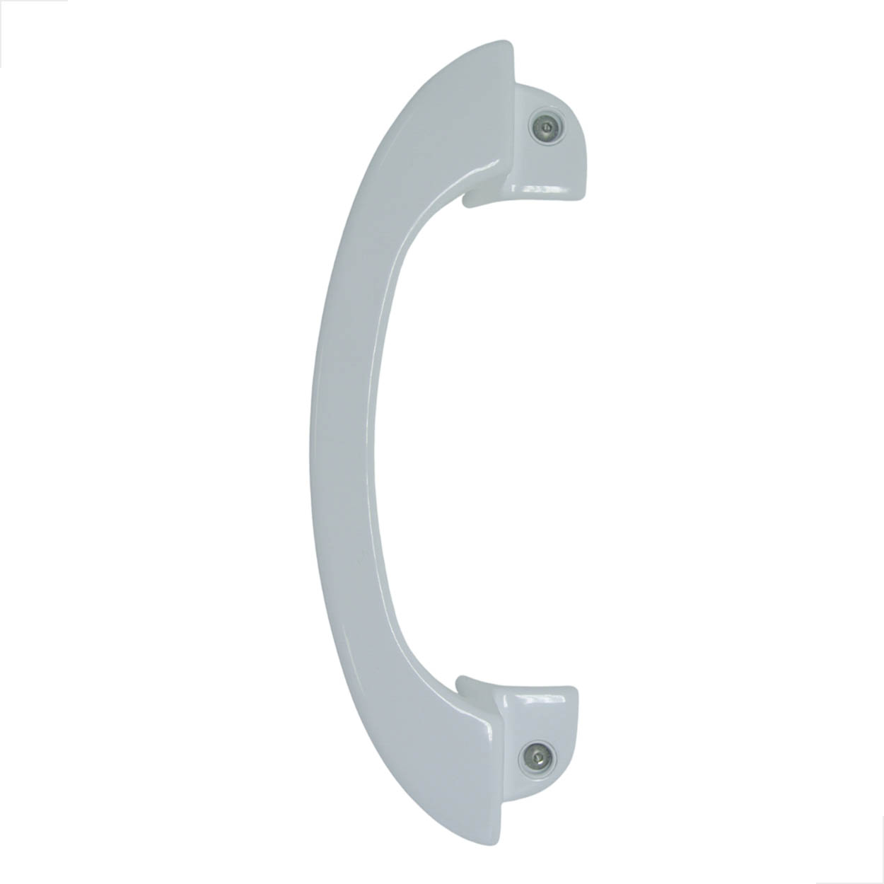 Puxador Arco 250 Alumínio Esquadria Para Porta Portão Branco