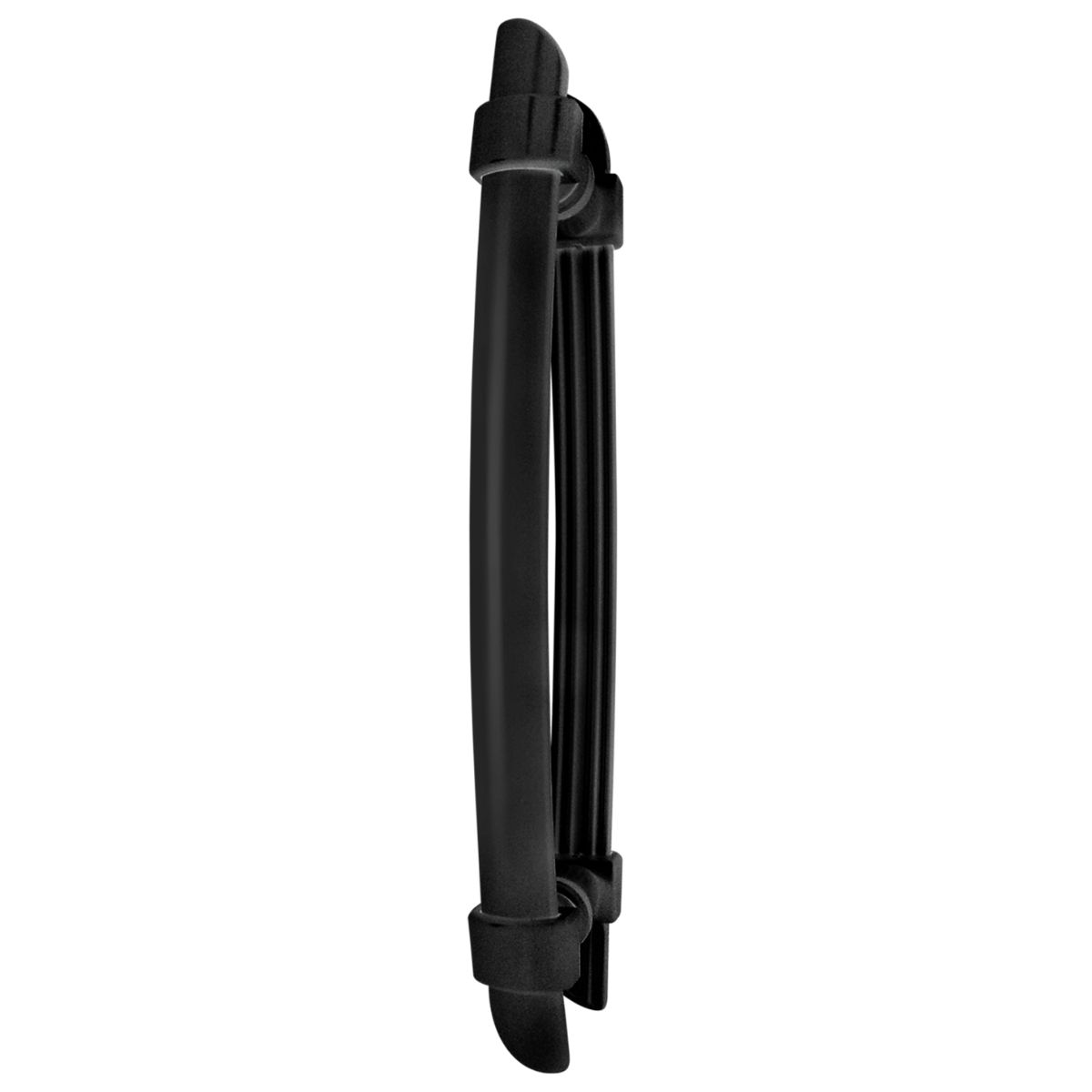Puxador H AL Arco Polímero 30cm Porta de Vidro - Preto