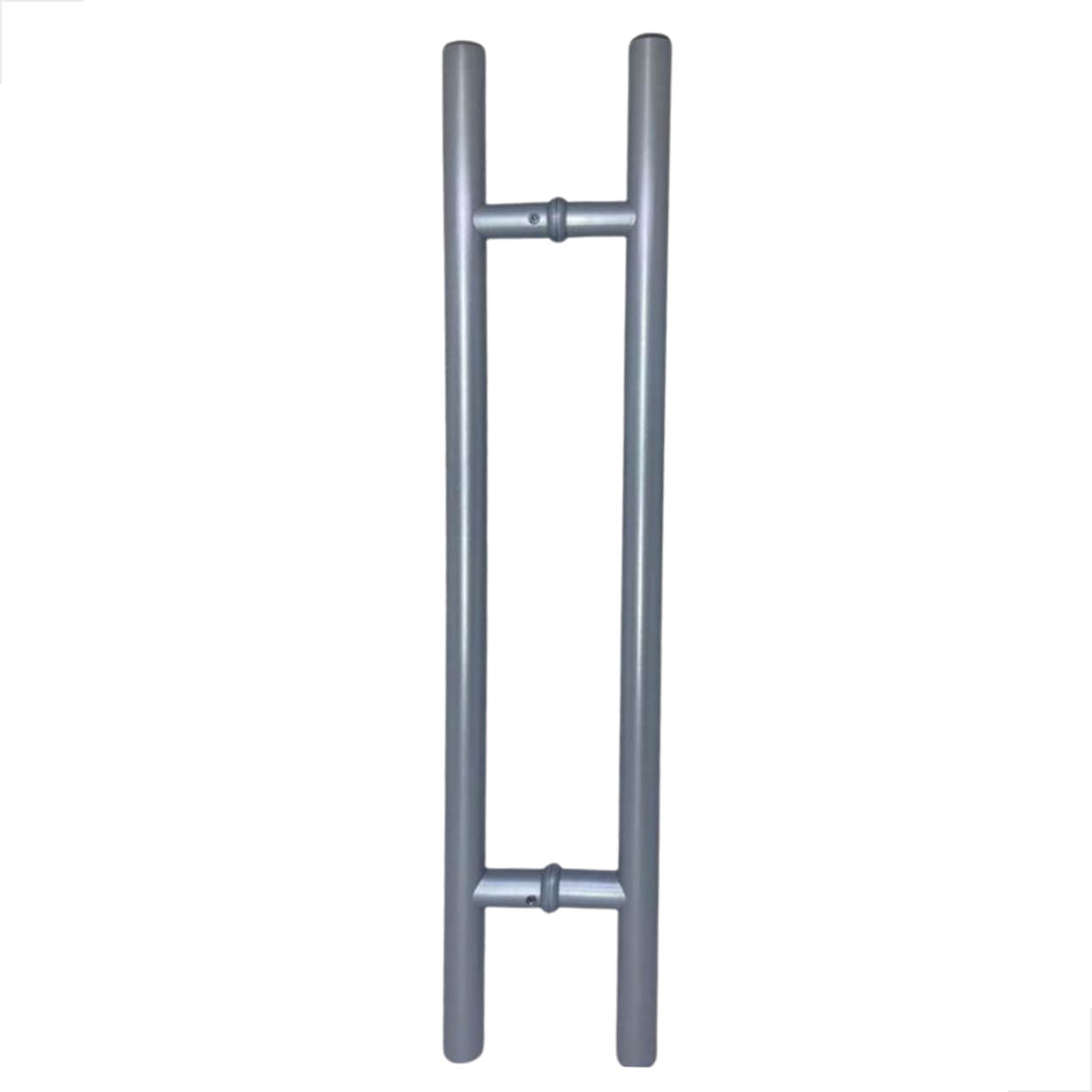 Puxador H Alumínio Duplo Portas De Vidro Madeira 40x30 Fosco