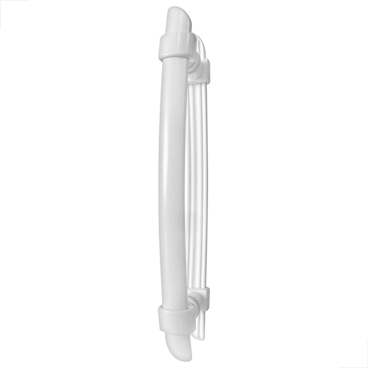 Puxador H AL Arco Polímero 30cm Porta de Vidro - Branco