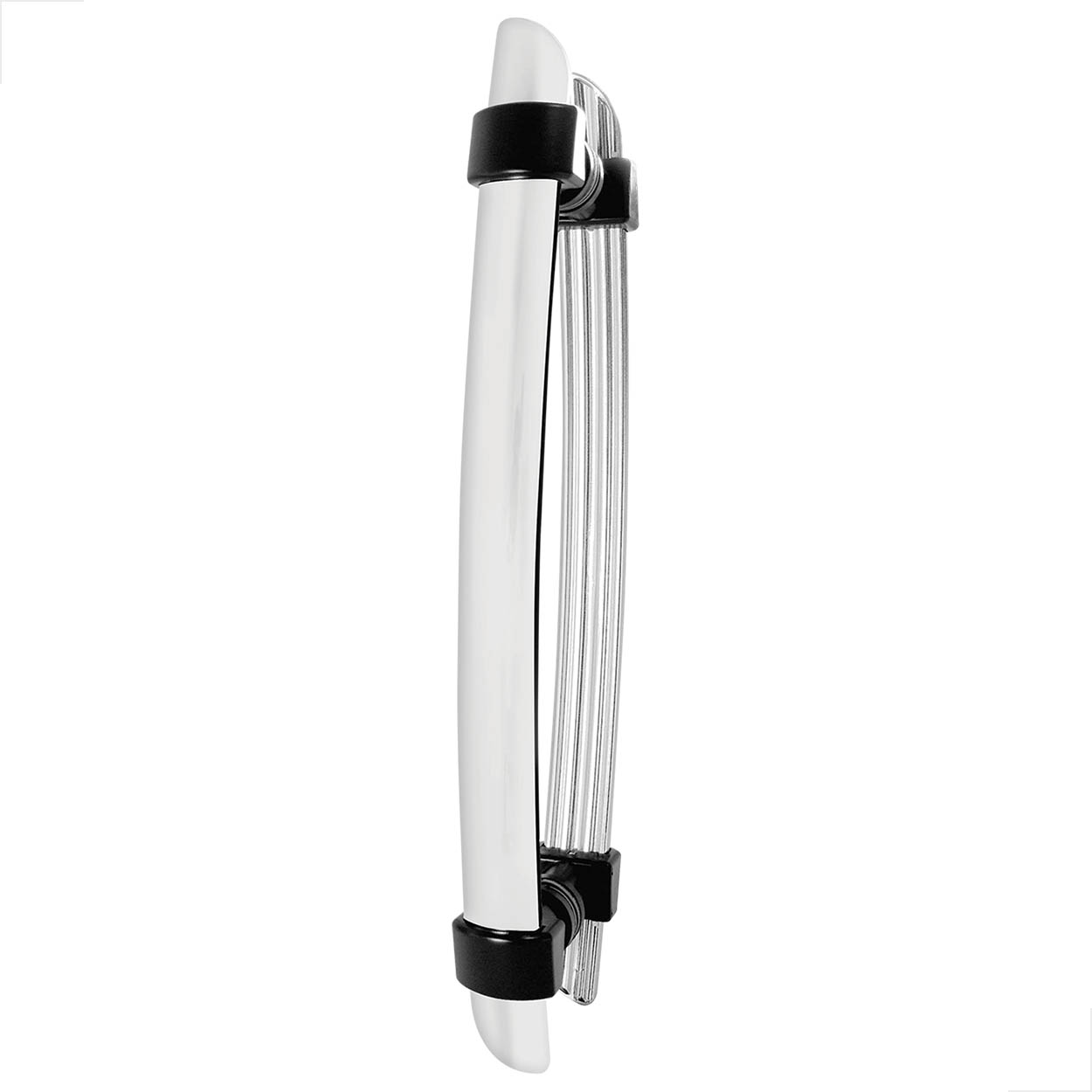 Puxador H Arco Polímero 30cm Porta de Vidro - Brilhante