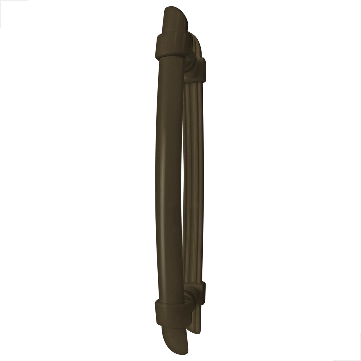 Puxador H AL Arco Polímero 30cm Porta de Vidro - Bronze