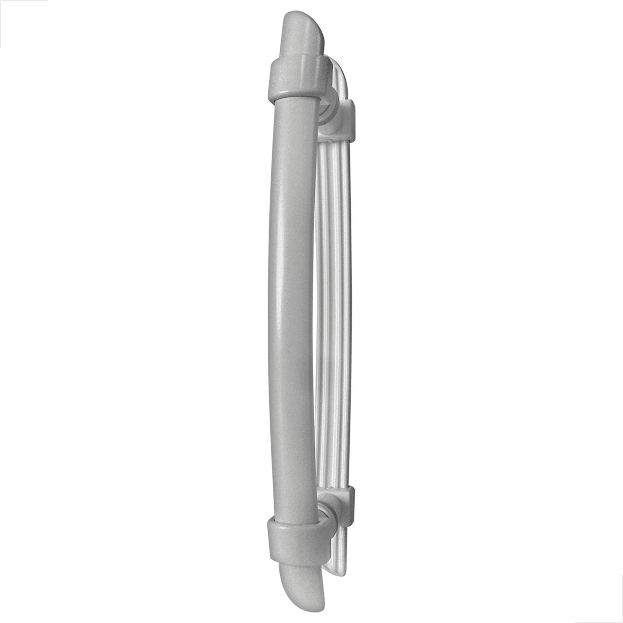 Puxador H AL Arco Polímero 40cm Porta de Vidro - Fosco