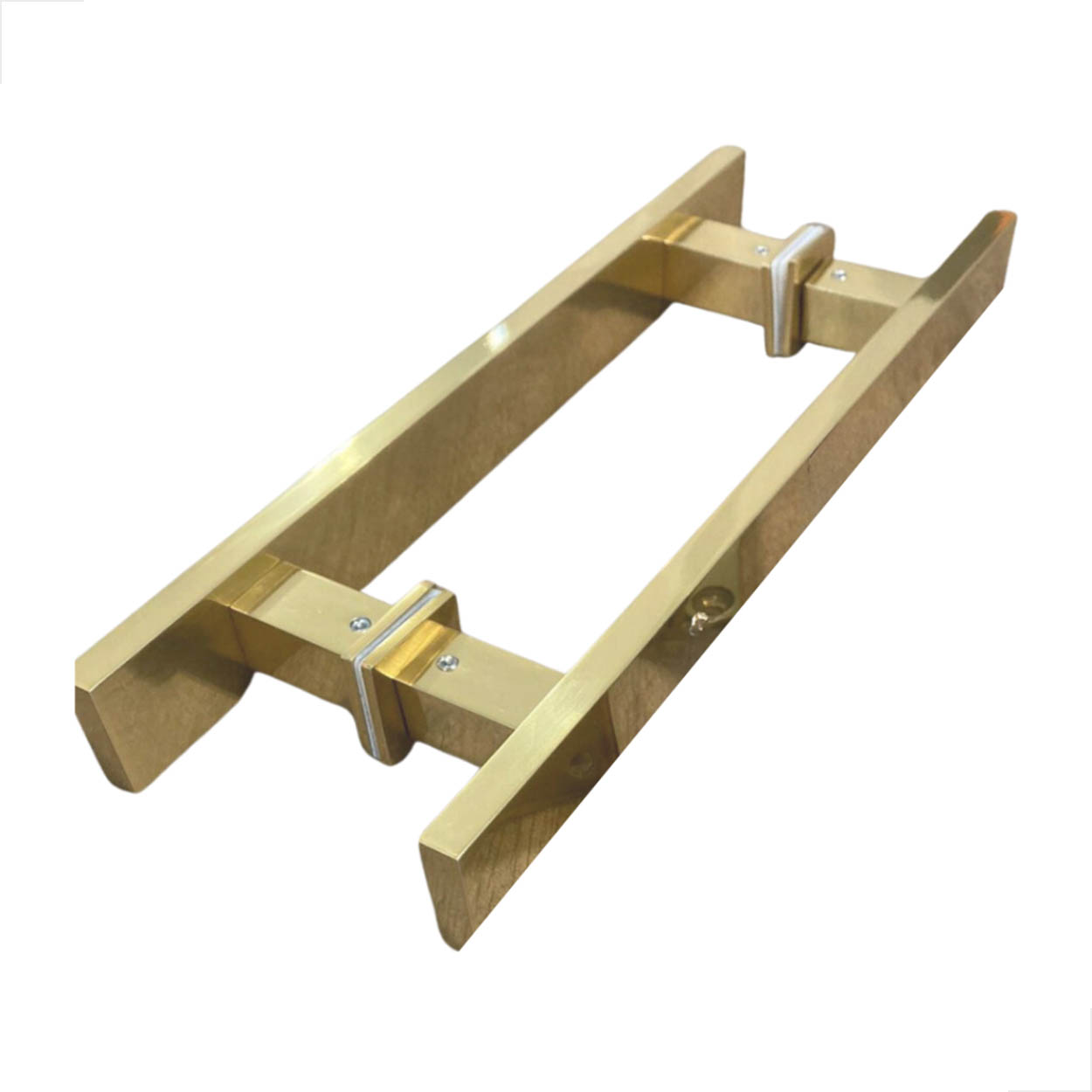 Puxador H Evidence 300x200 Portas De Vidro Gold (Dourado)
